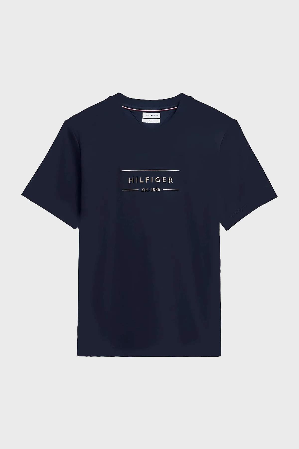 Tommy Hilfiger Erkek T Shirt MW0MW44880 DW5 Lacivert - 4