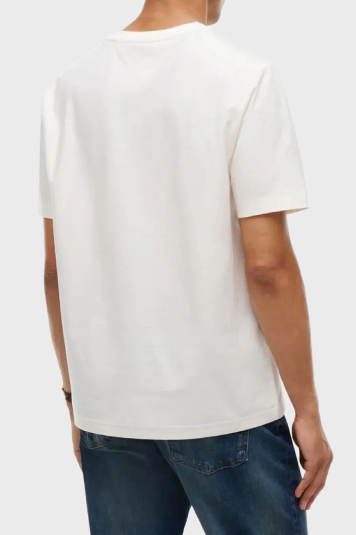 Tommy Hilfiger Erkek T Shirt MW0MW44888 Z00 Açık bej - 4