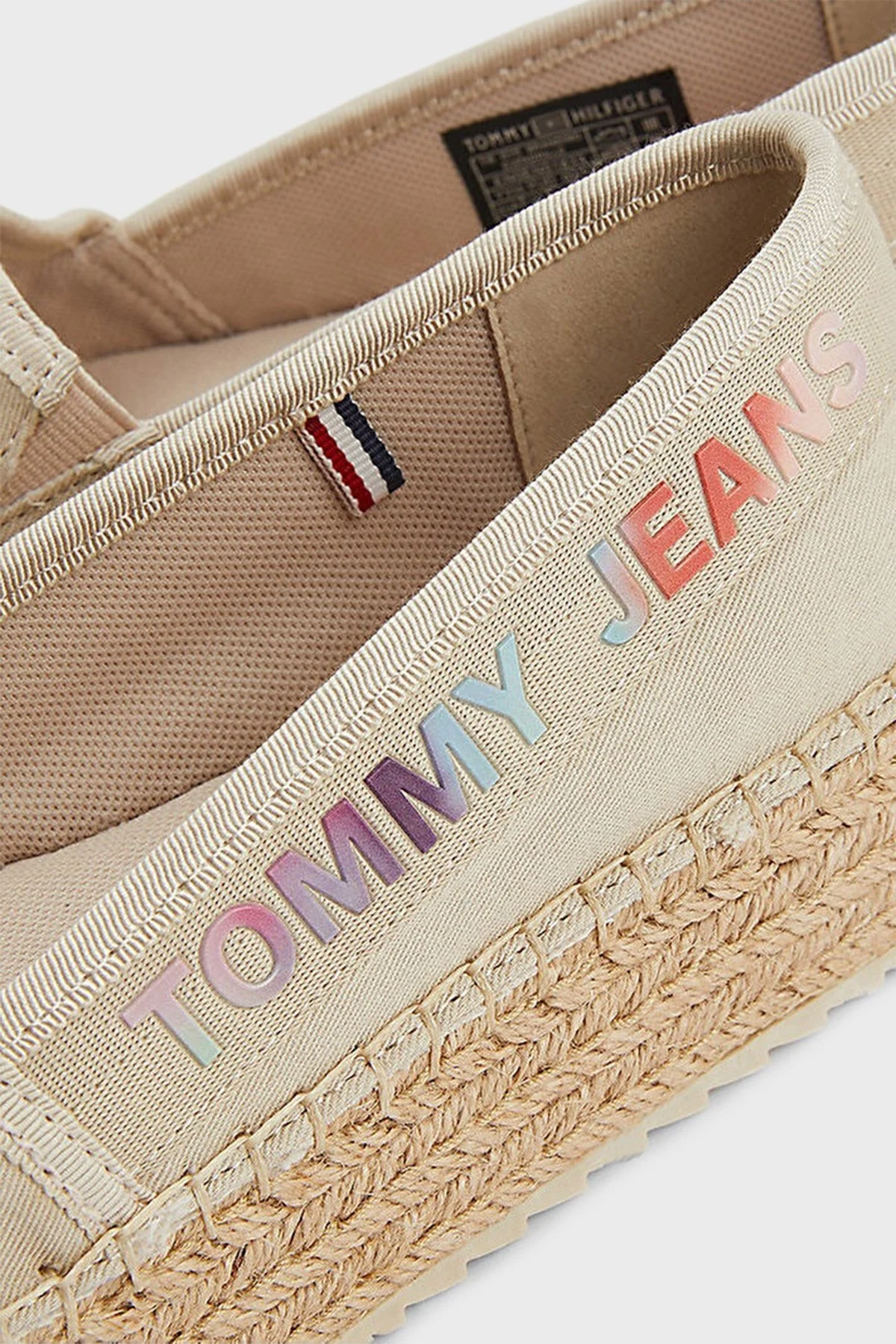 Tommy Hilfiger Espadril Bayan Ayakkabı EN0EN01833 ACM BEJ - 4