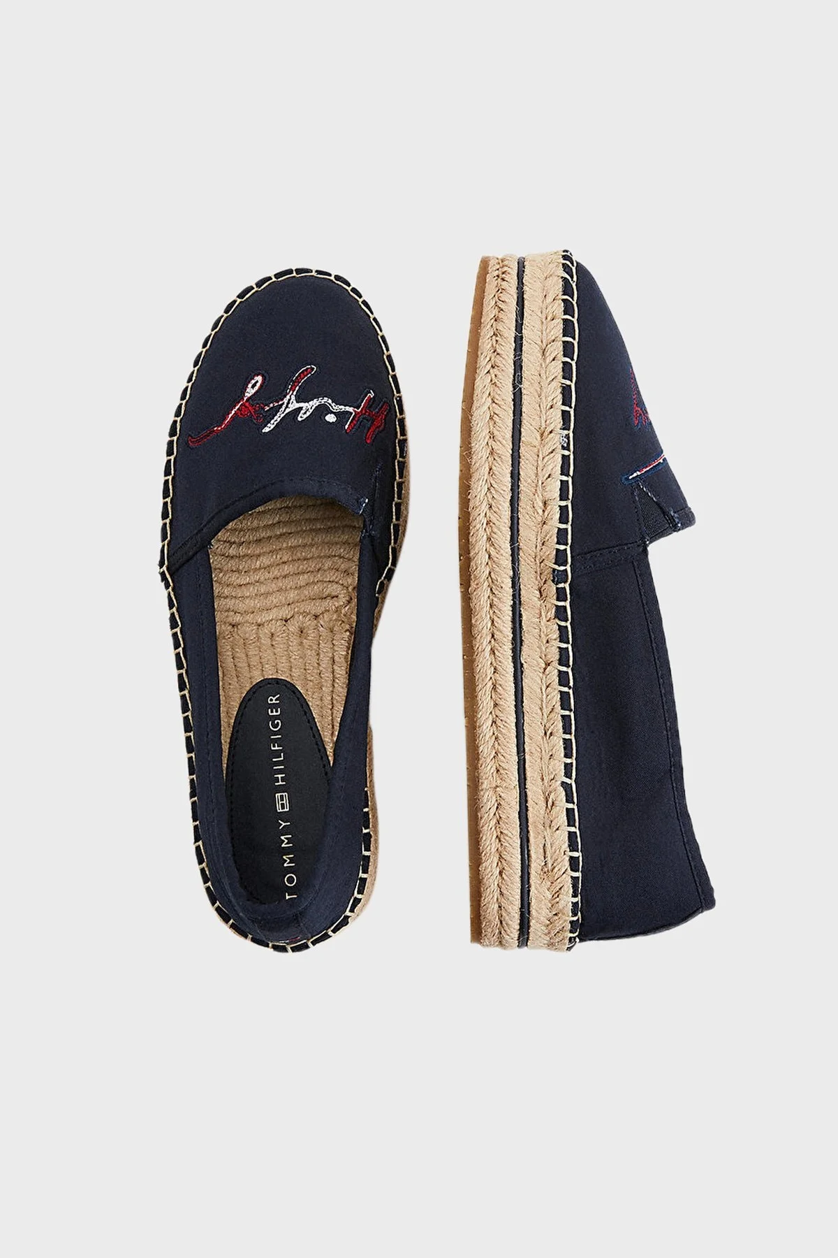 Tommy Hilfiger Espadril Bayan Ayakkabı FW0FW06483 DW5 LACİVERT - 5