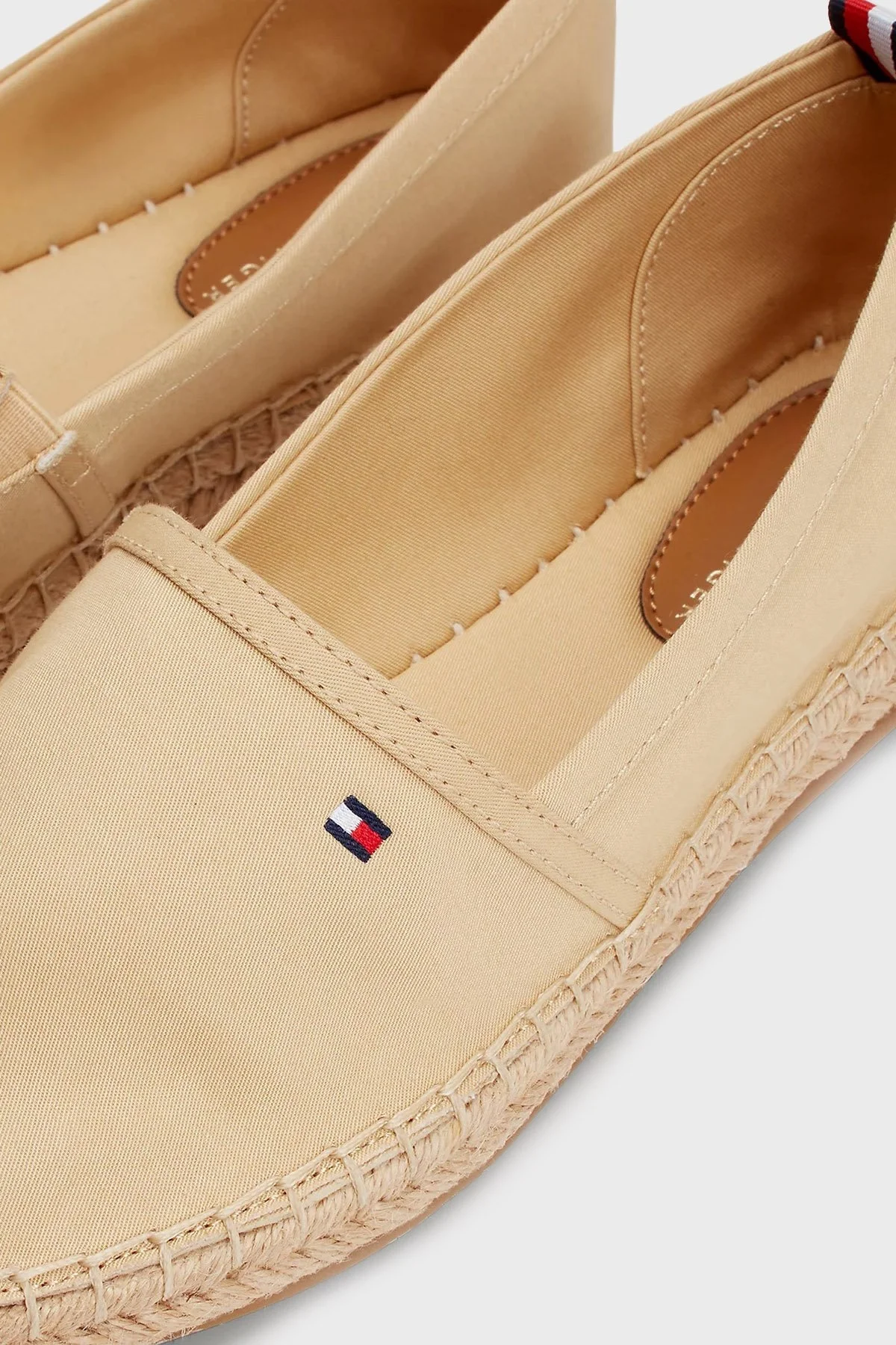 Tommy Hilfiger Espadril Bayan Ayakkabı FW0FW06497 ACR BEJ - 5
