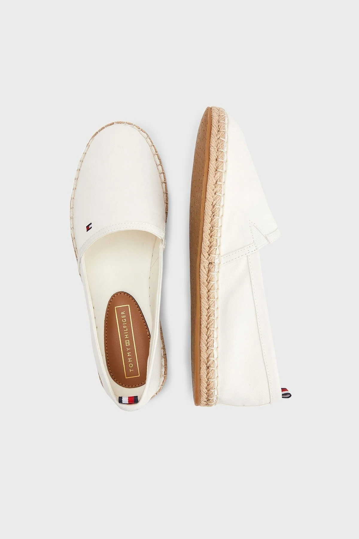 Tommy Hilfiger Espadril Bayan Ayakkabı FW0FW06497 YBI BEYAZ - 7