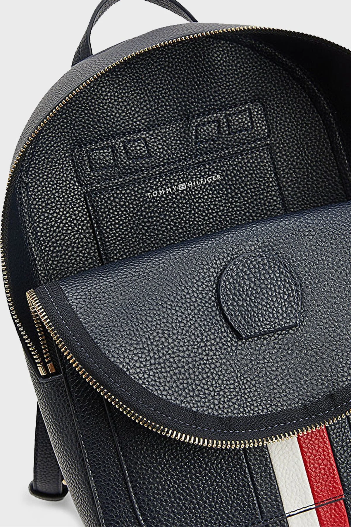 Tommy Hilfiger Fermuarlı Ayarlanabilir Askılı Bayan Sırt Çantası AW0AW14216 DW6 LACİVERT - 3