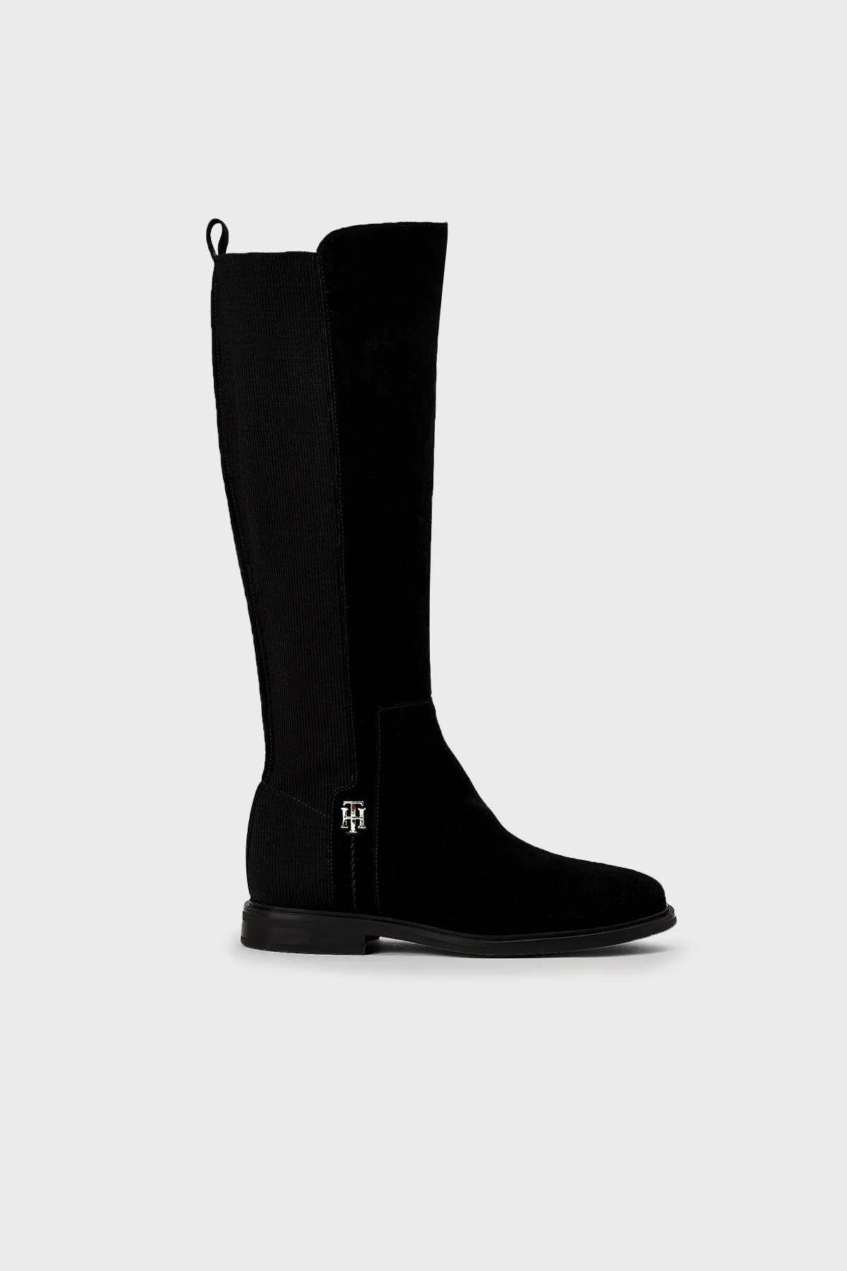 Tommy Hilfiger Fermuarlı Süet Bayan Çizme FW0FW05992 BDS SİYAH - 1