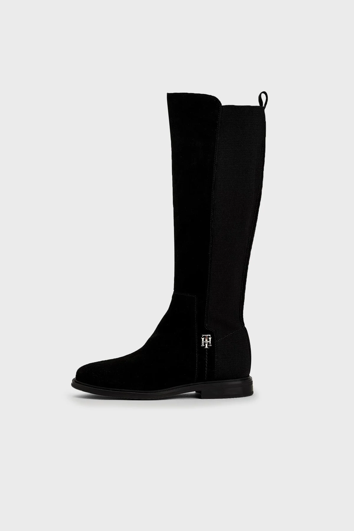 Tommy Hilfiger Fermuarlı Süet Bayan Çizme FW0FW05992 BDS SİYAH - 2
