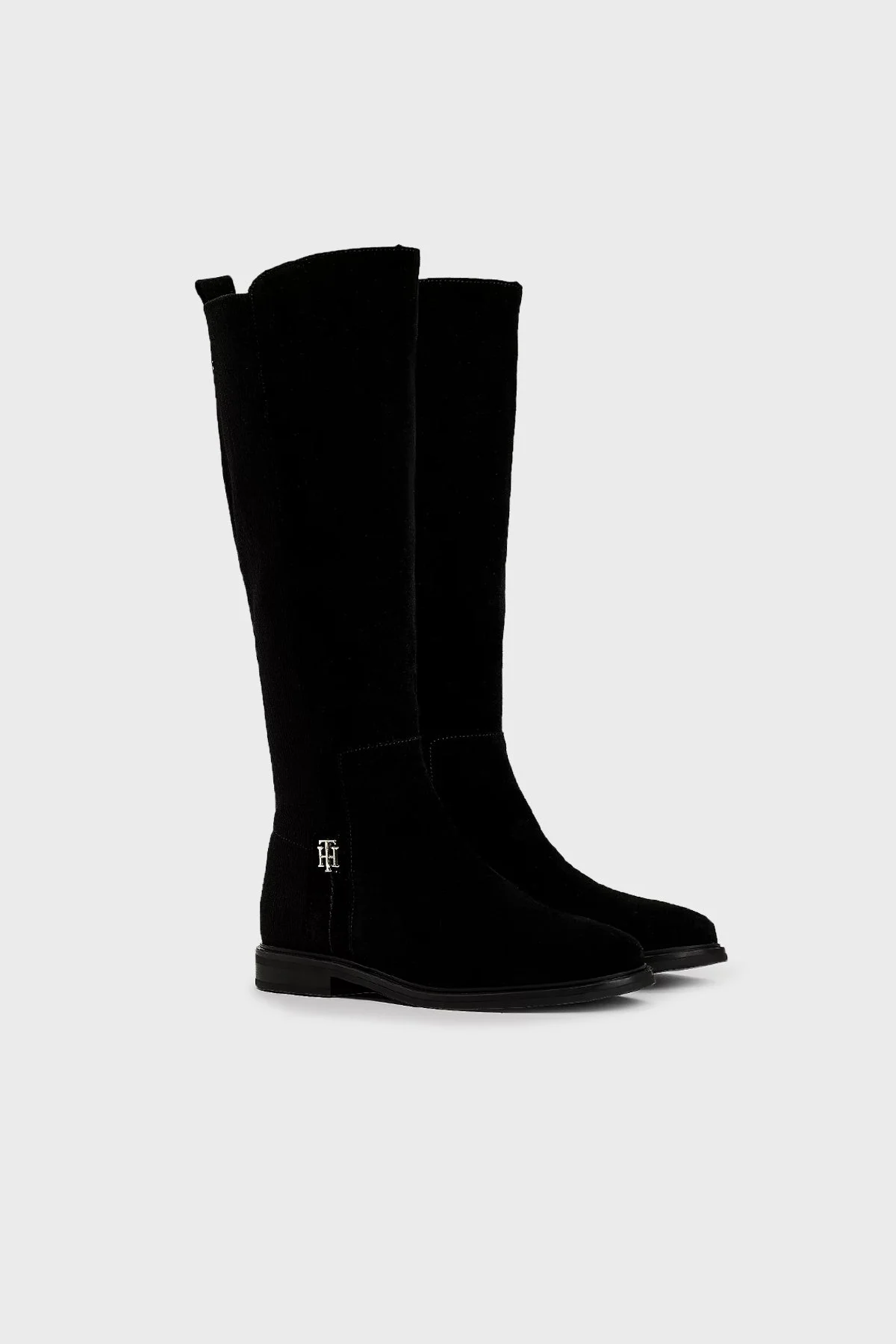 Tommy Hilfiger Fermuarlı Süet Bayan Çizme FW0FW05992 BDS SİYAH - 3