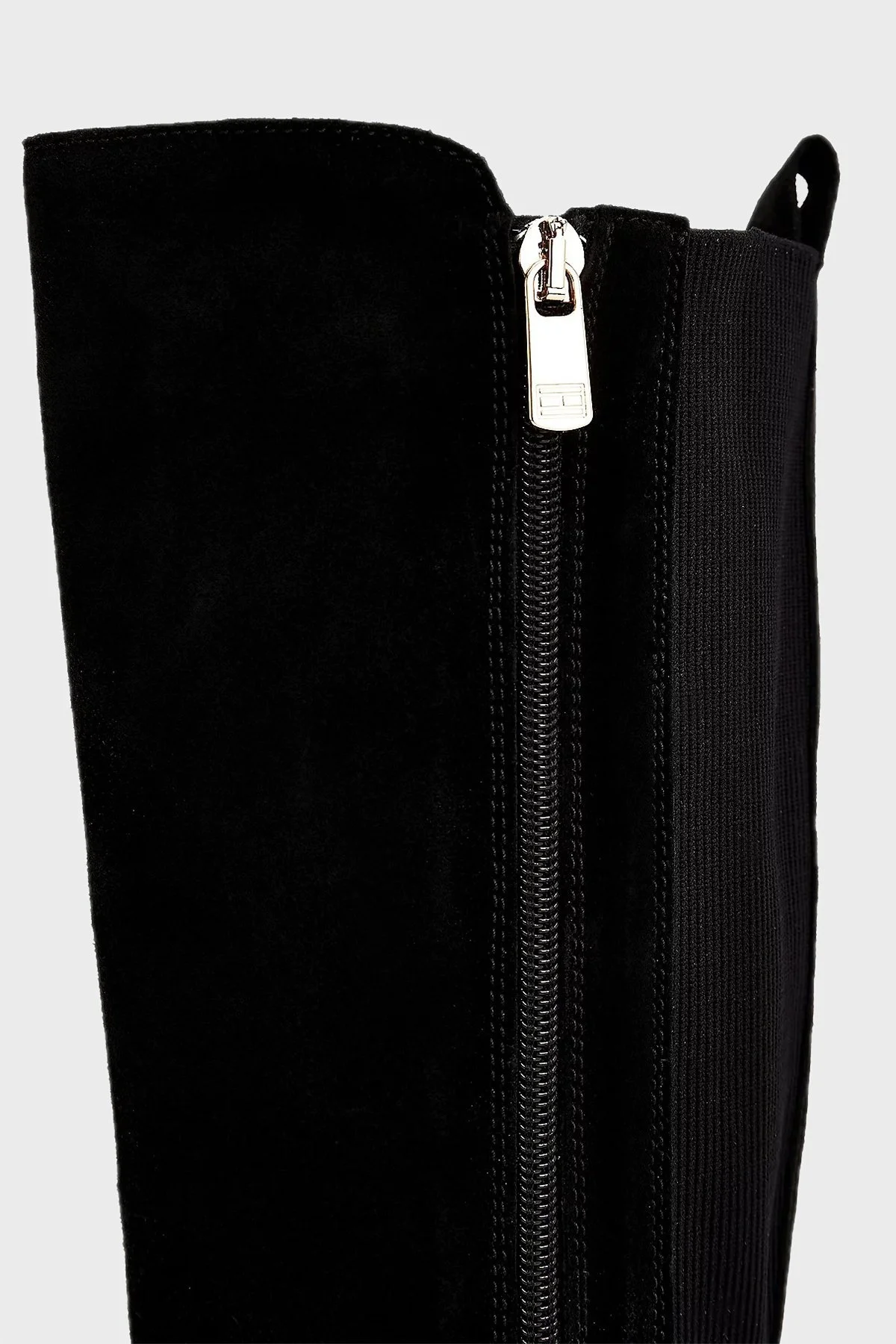 Tommy Hilfiger Fermuarlı Süet Bayan Çizme FW0FW05992 BDS SİYAH - 5