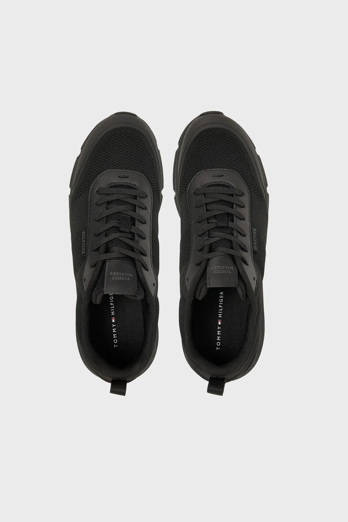 Tommy Hilfiger Fileli Nefes Alabilen Spor Erkek Ayakkabı FM0FM05326 BDS SİYAH - 5