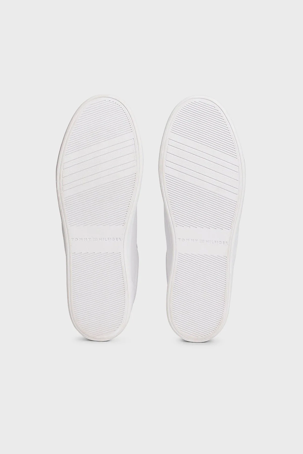 Tommy Hilfiger Hakiki Deri Logolu Bağcıklı Sneaker Bayan Ayakkabı FW0FW09001 YBS BEYAZ - 4