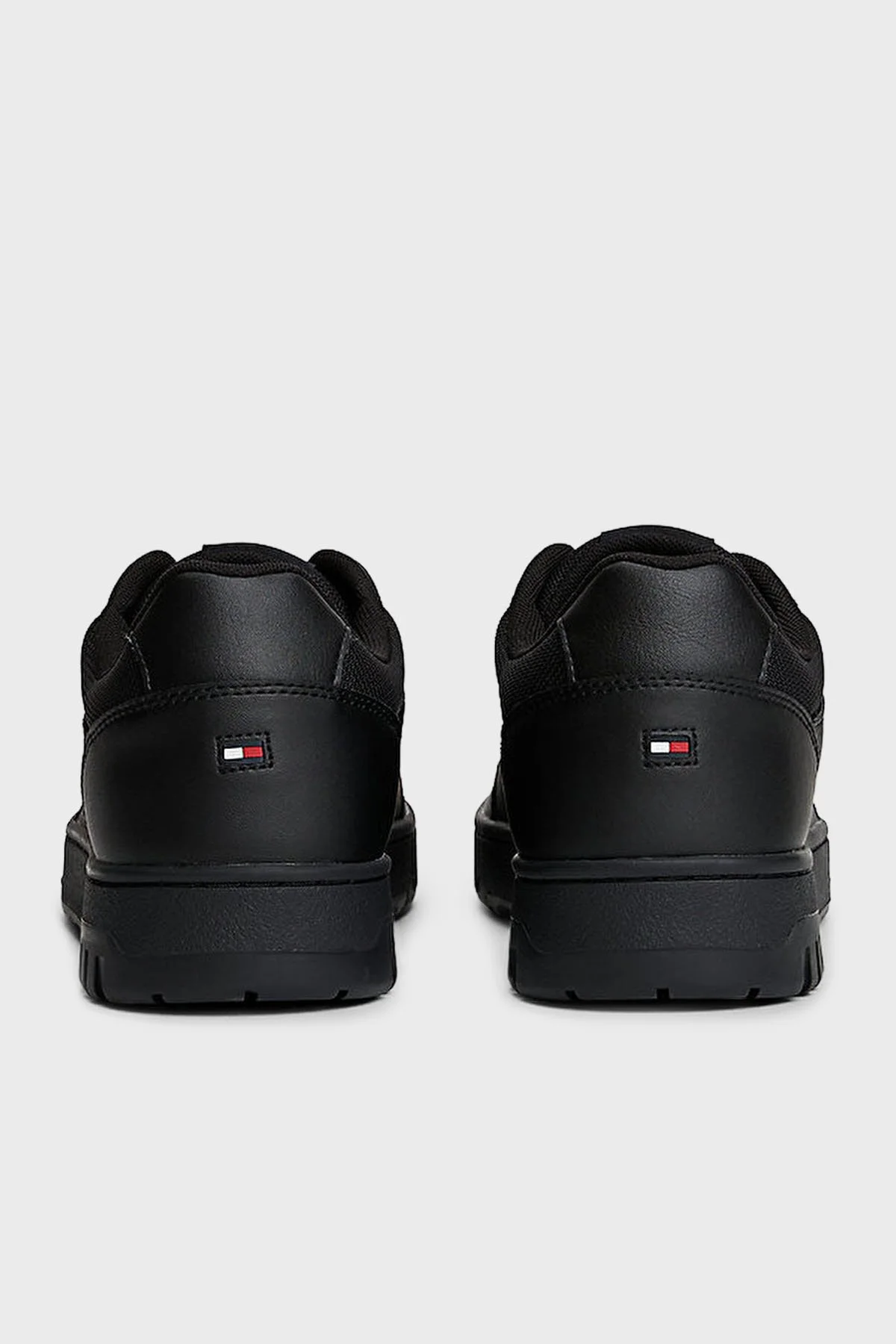 Tommy Hilfiger Hakiki Deri Logolu Bağcıklı Sneaker Erkek Ayakkabı FM0FM05629 BDS SİYAH - 6
