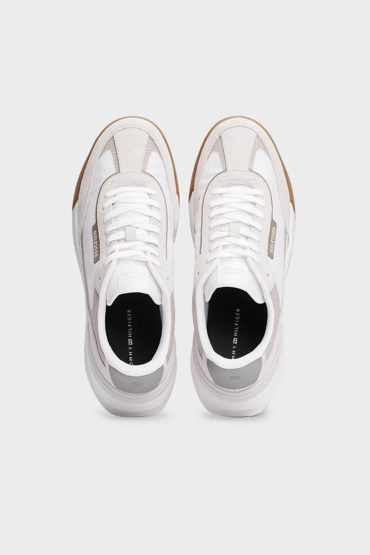 Tommy Hilfiger Hakiki Deri Logolu Erkek Ayakkabı FM0FM05328 YBS BEYAZ - 4