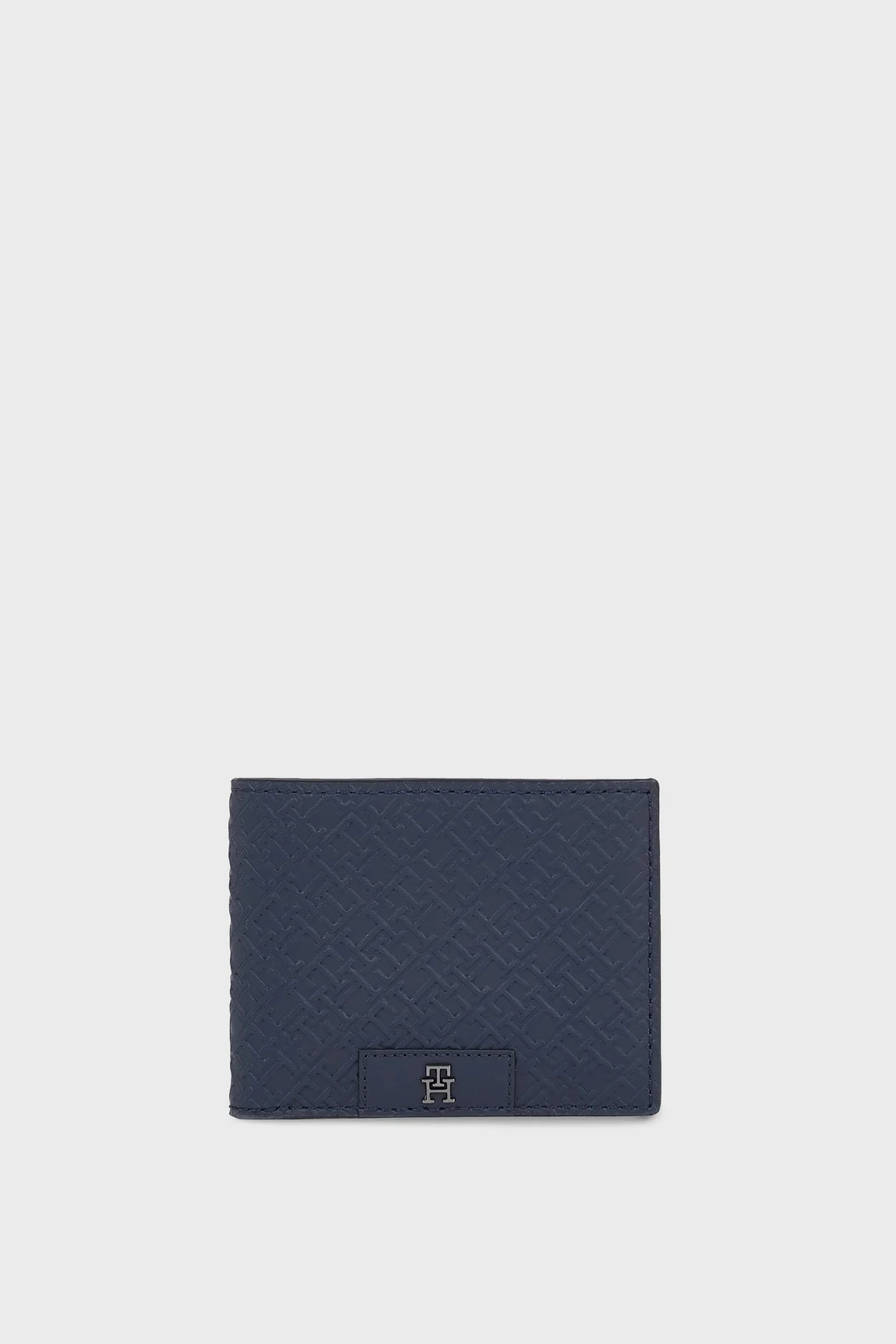 Tommy Hilfiger Hakiki Deri Logolu Erkek Cüzdan AM0AM12175 DW6 LACİVERT - 1
