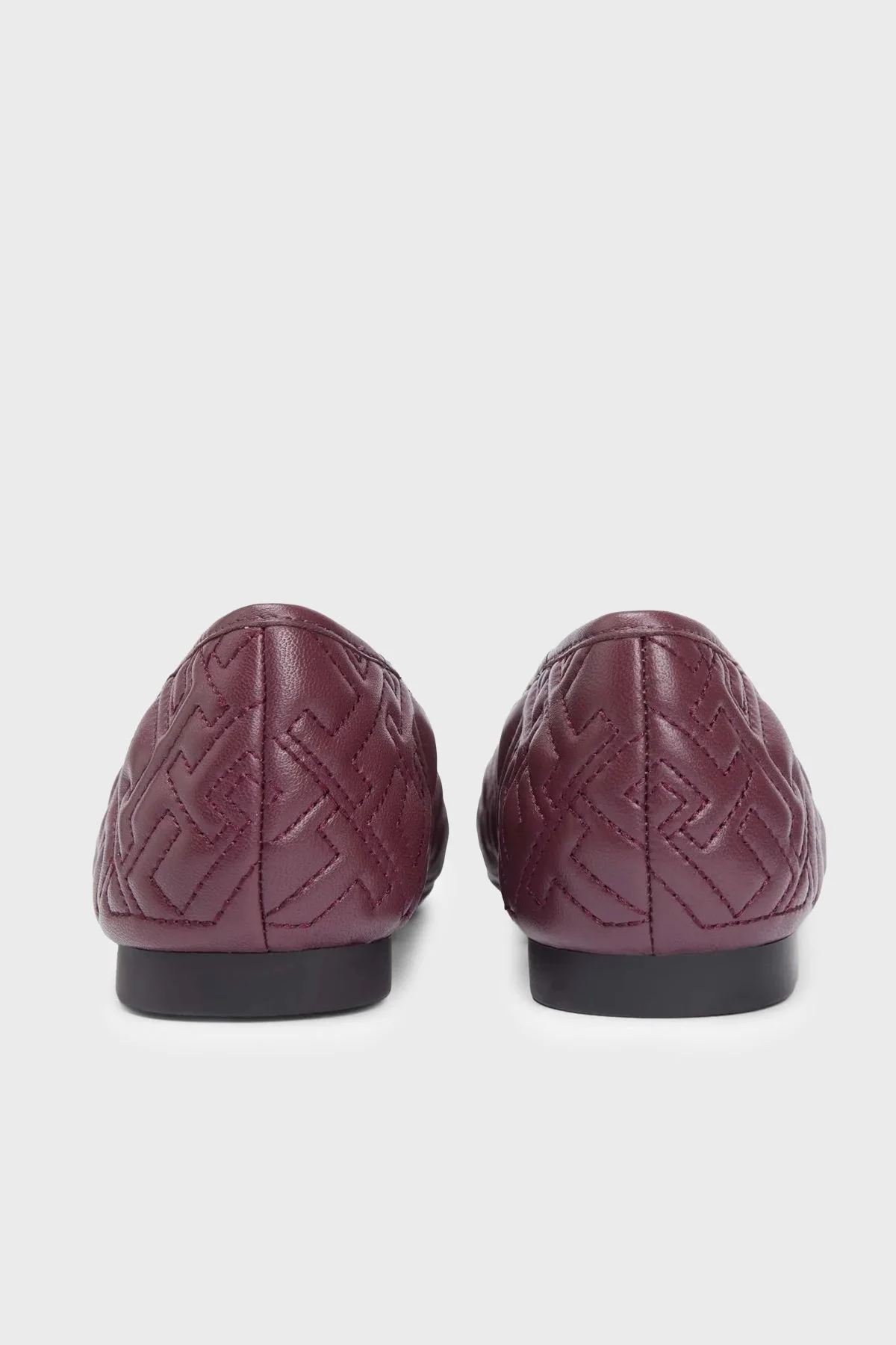 Tommy Hilfiger Hakiki Deri Logolu Fiyonk Detaylı Babet Kadın Ayakkabı FW0FW09264 XI8 KIRMIZI - 5