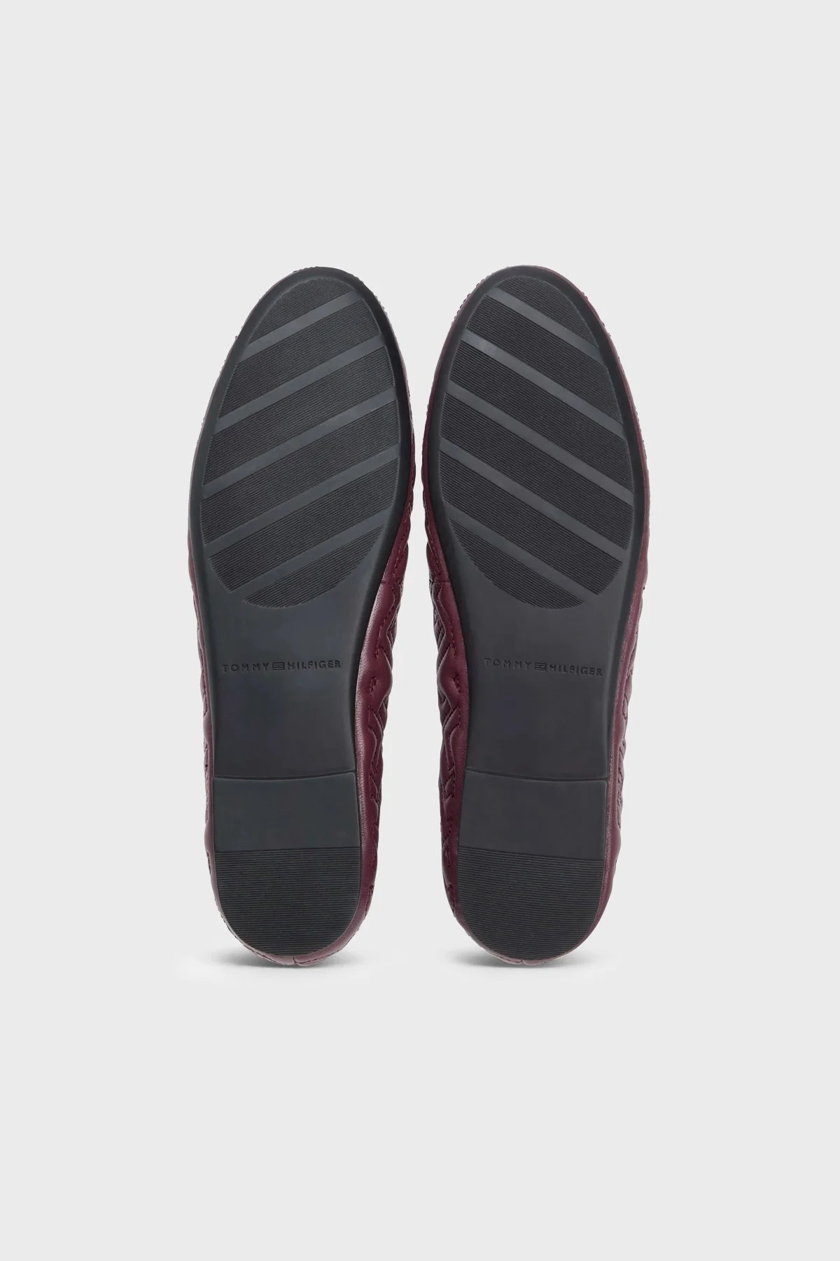 Tommy Hilfiger Hakiki Deri Logolu Fiyonk Detaylı Babet Kadın Ayakkabı FW0FW09264 XI8 KIRMIZI - 6