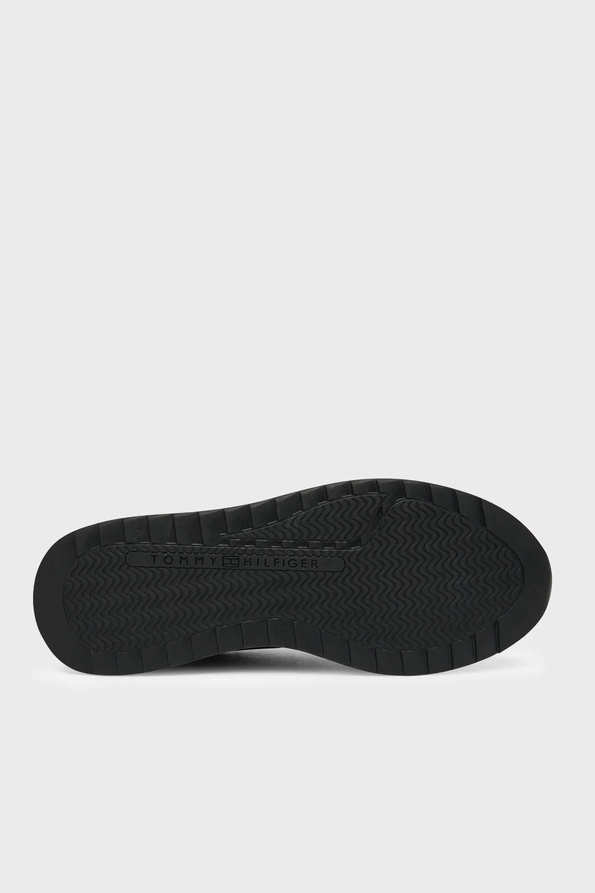 Tommy Hilfiger Hakiki Deri Logolu Sneaker Kadın Ayakkabı FW0FW09267 BDS SİYAH - 5