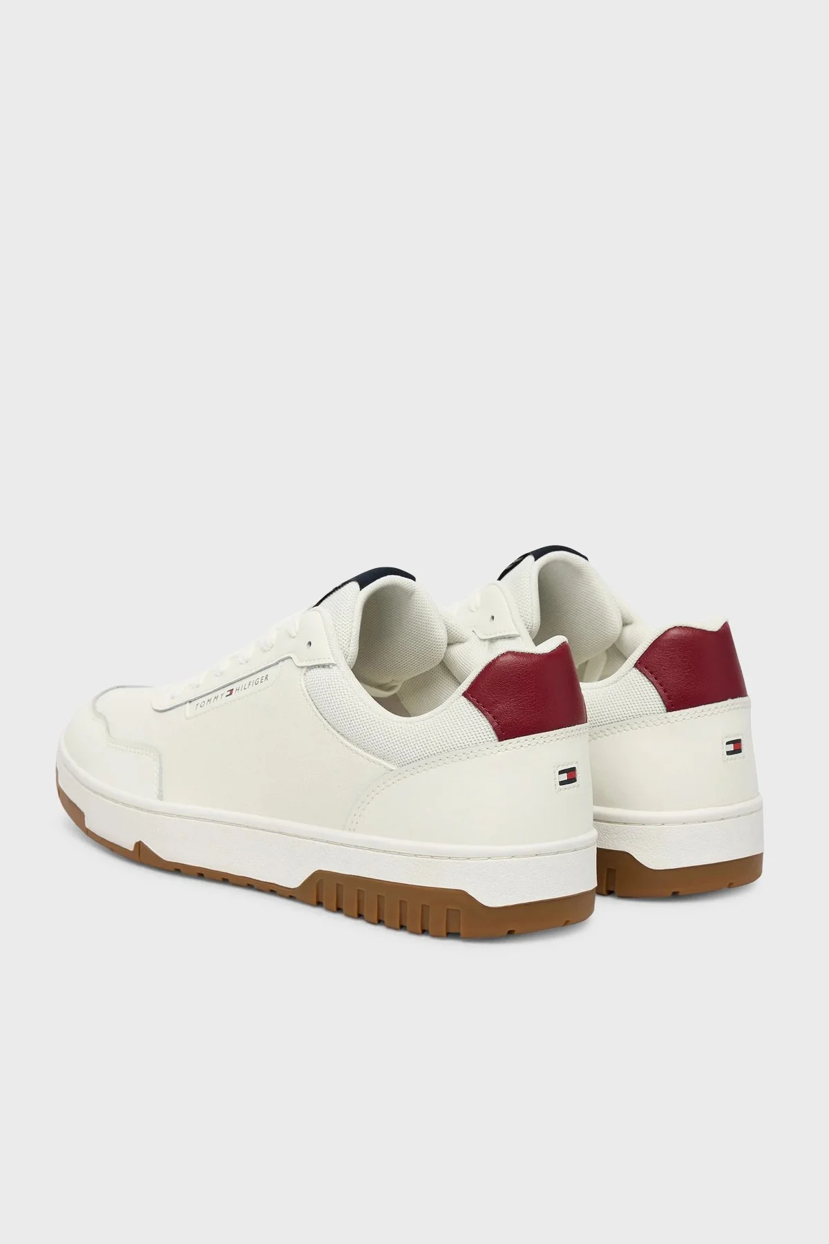Tommy Hilfiger Hakiki Deri Logolu Sneaker Erkek Ayakkabı FM0FM05713 0GY LACİVERT - 5
