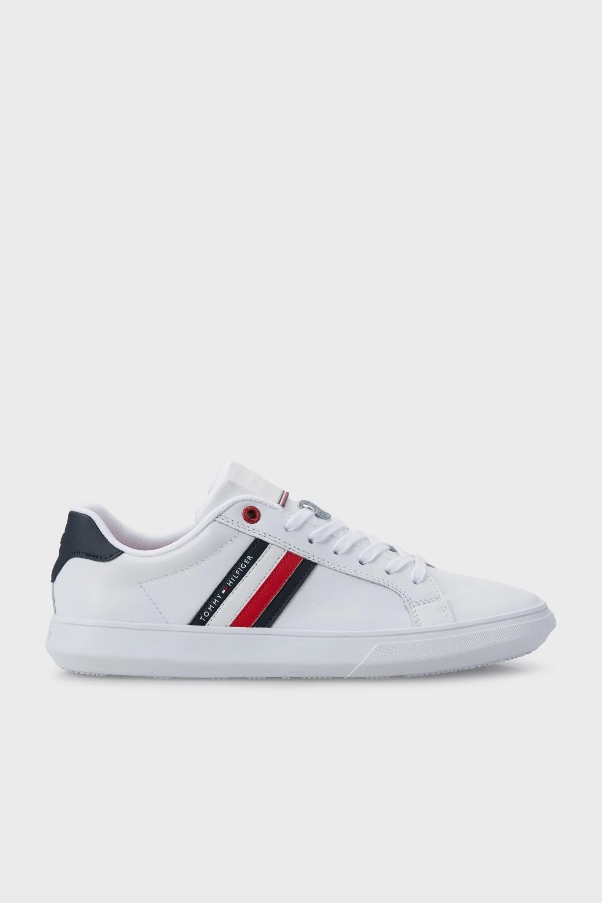 Tommy Hilfiger Hakiki Deri Sneaker Erkek Ayakkabı FM0FM02668 YBS BEYAZ - 1