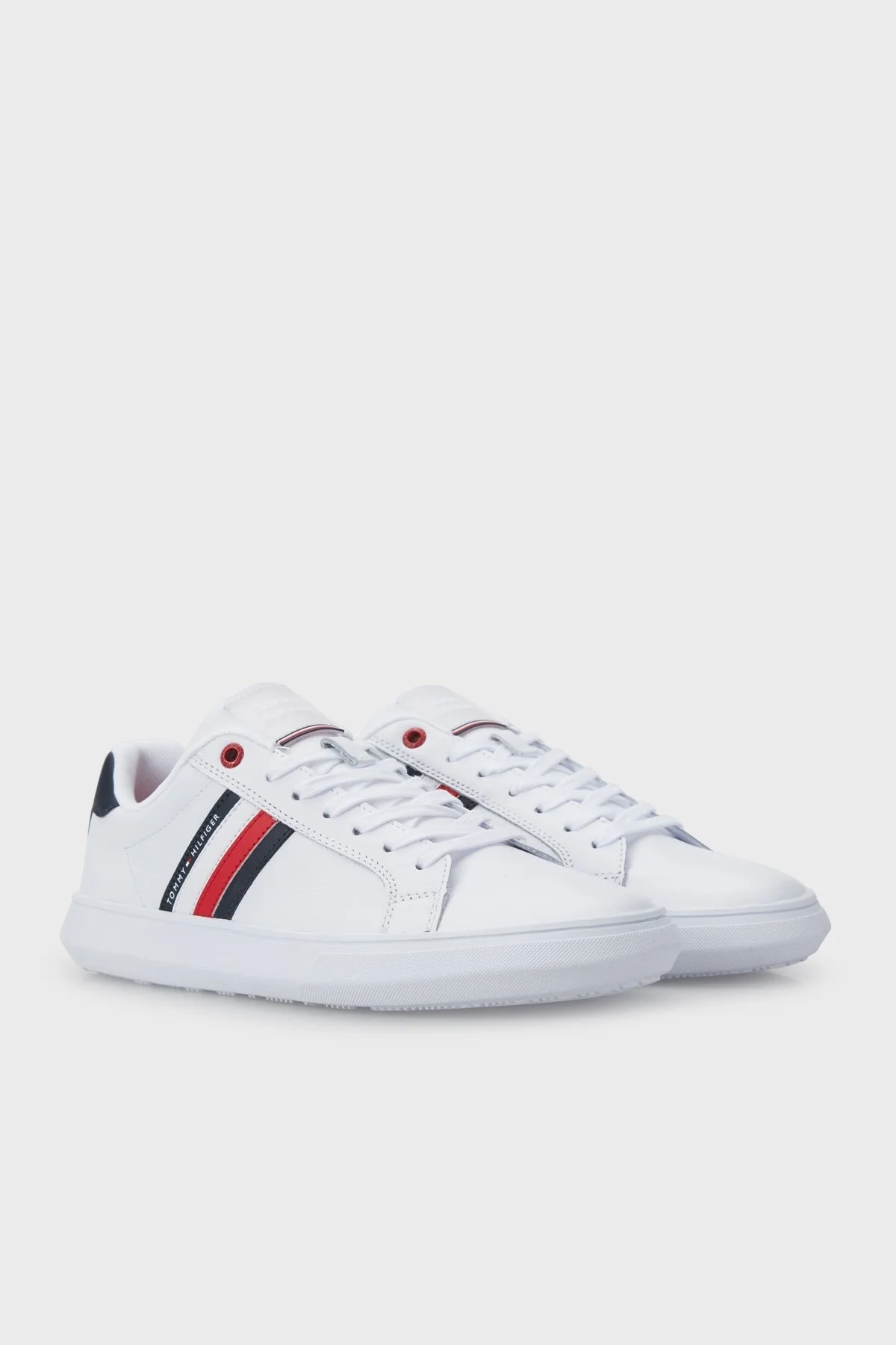 Tommy Hilfiger Hakiki Deri Sneaker Erkek Ayakkabı FM0FM02668 YBS BEYAZ - 3