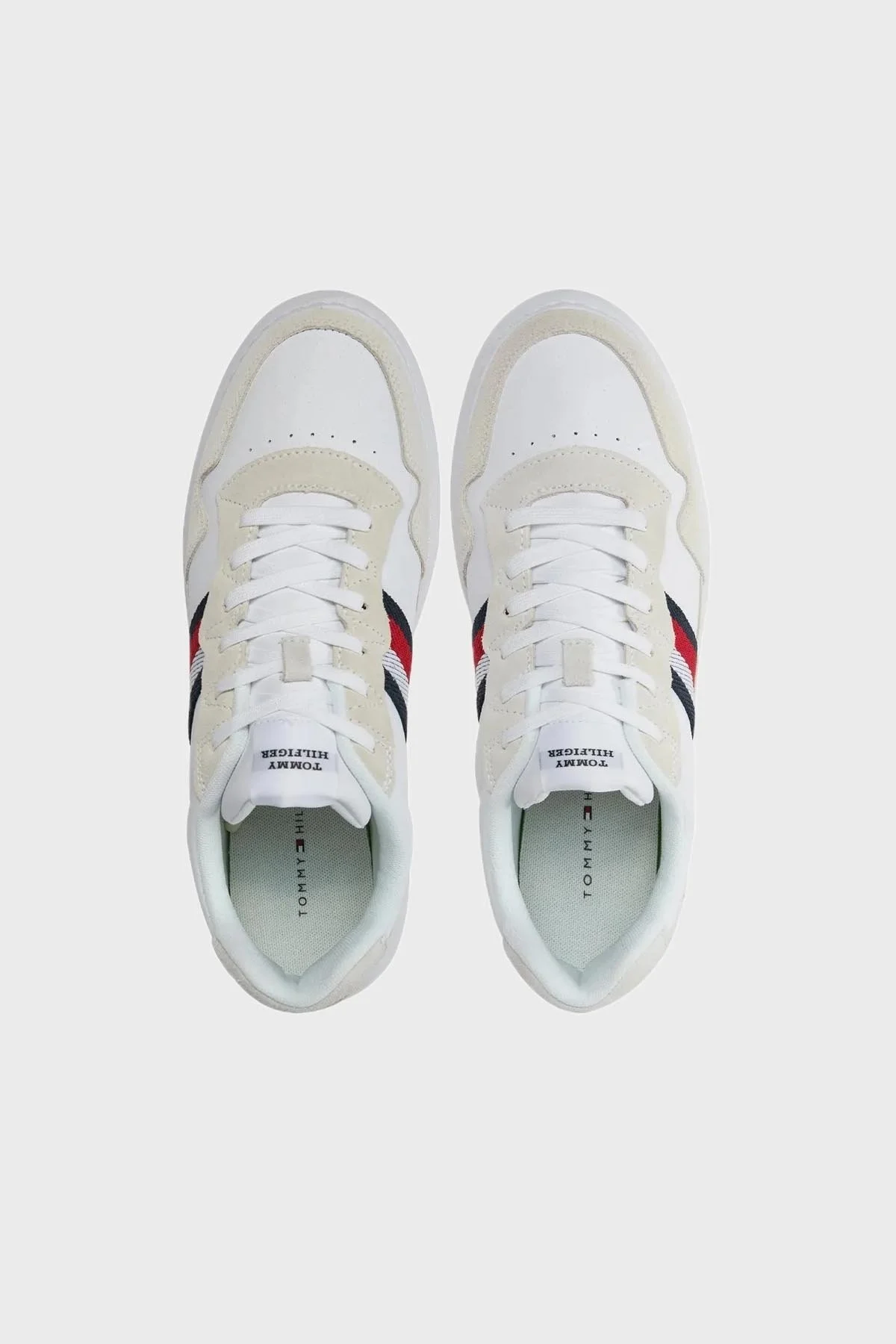 Tommy Hilfiger Hakiki Deri Sneaker Erkek Ayakkabı FM0FM04889 YBS BEYAZ - 4