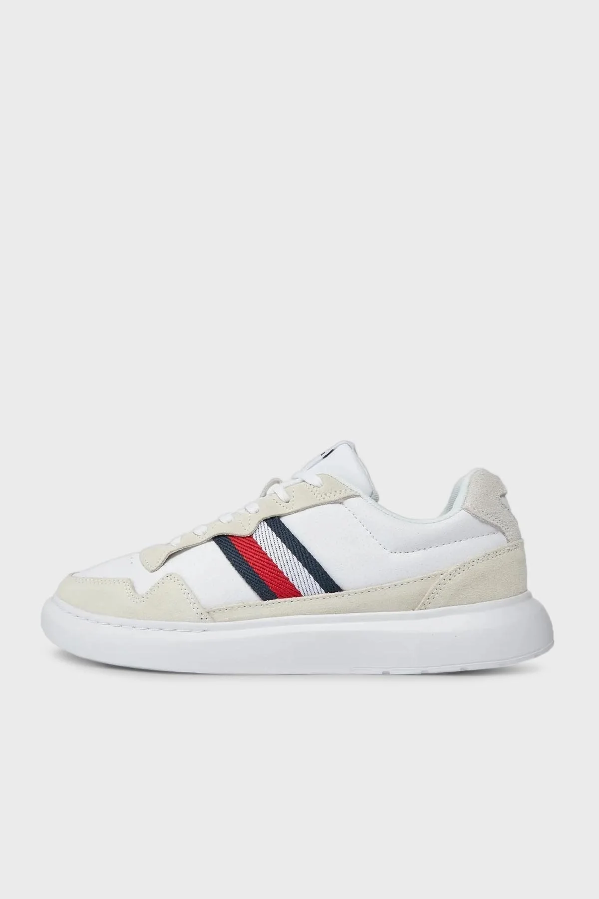 Tommy Hilfiger Hakiki Deri Sneaker Erkek Ayakkabı FM0FM04889 YBS BEYAZ - 6