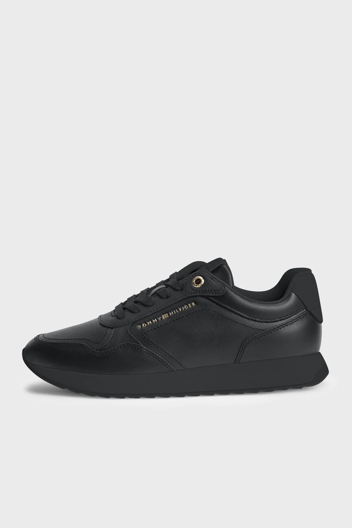 Tommy Hilfiger Hakiki Deri Sneaker Kadın Ayakkabı FW0FW09411 BDS Siyah - 2