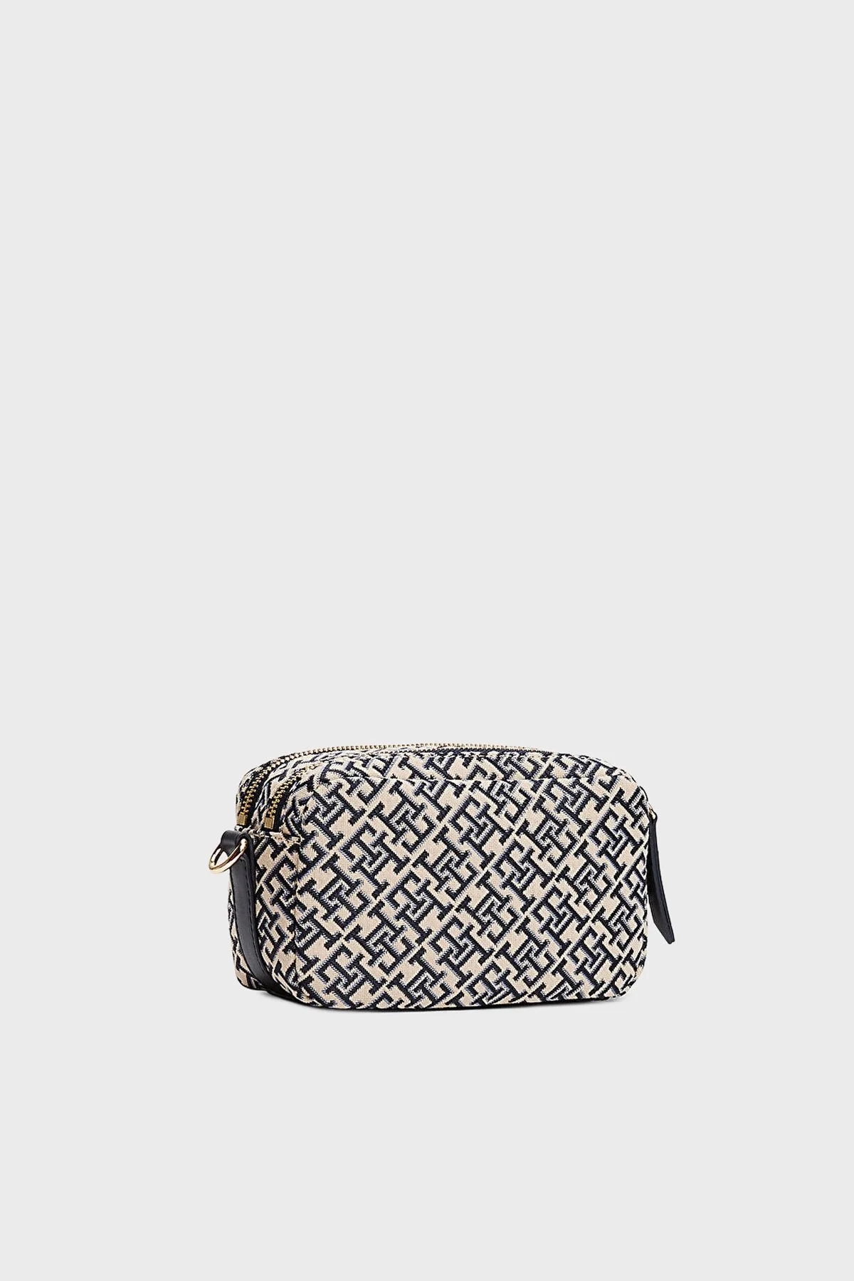 Tommy Hilfiger Jakarlı Logo Baskılı Çıkarılabilir Askılı Bayan Çanta AW0AW17443 DW6 LACİVERT - 3