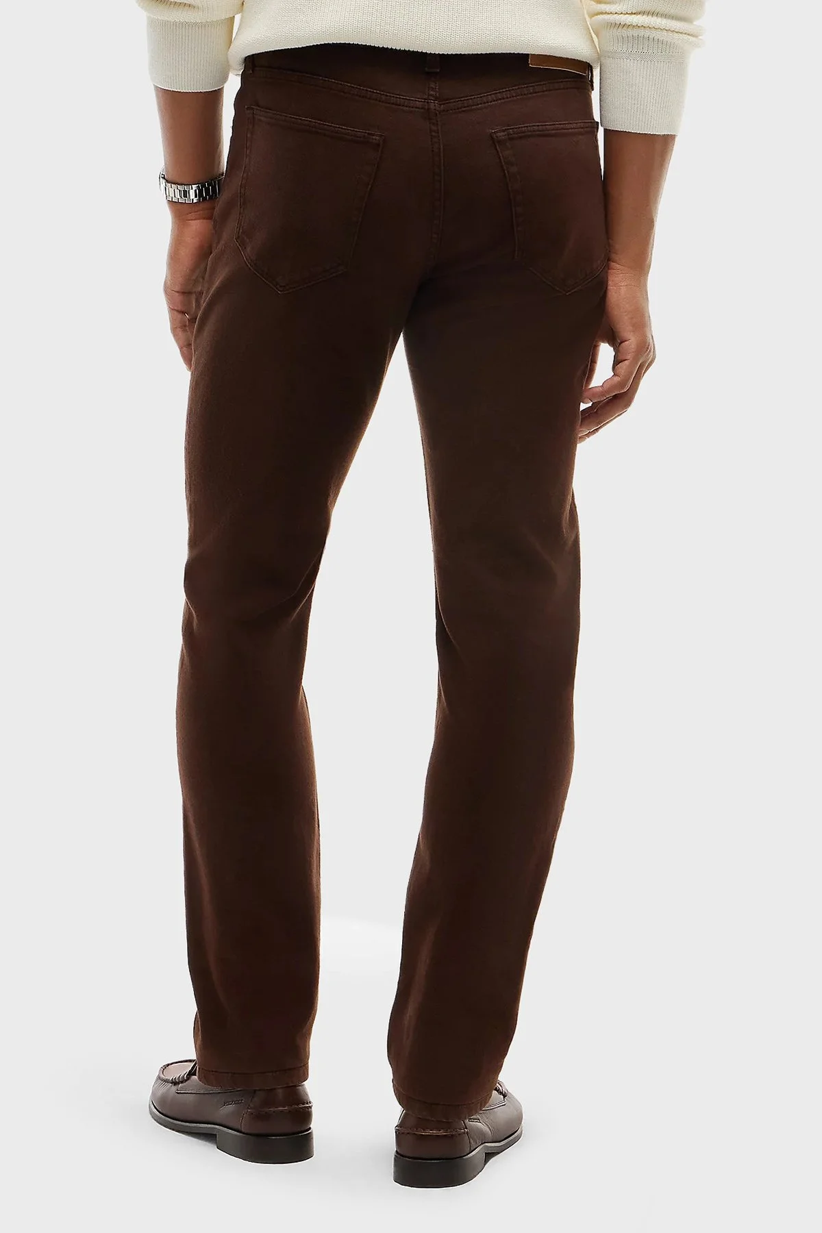 Tommy Hilfiger Jeans Erkek Kot Pantolon MW0MW44914 GOP Koyu kahve - 10