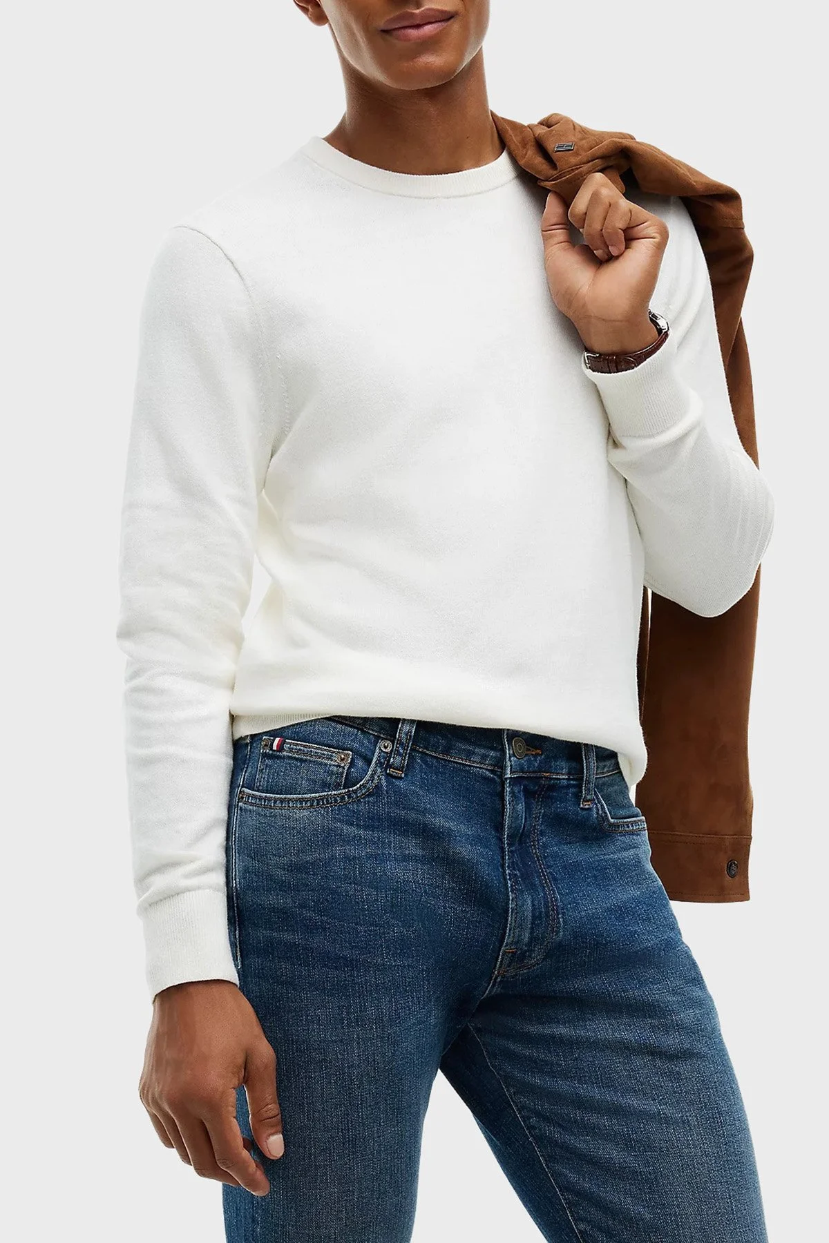 Tommy Hilfiger Jeans Erkek Kot Pantolon MW0MW44925 1A8 Mavi - 5