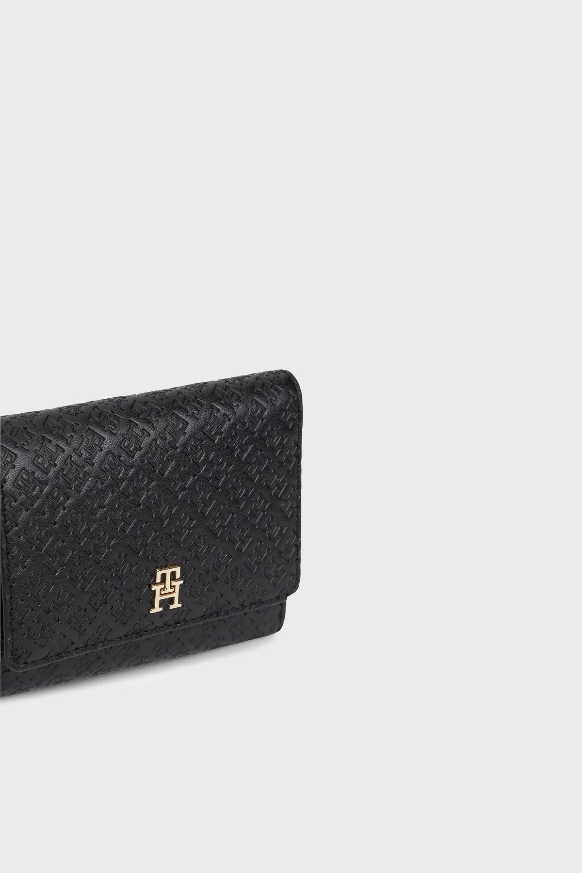 Tommy Hilfiger Kabartma Logolu Kadın Cüzdan AW0AW18484 BDS SİYAH - 4