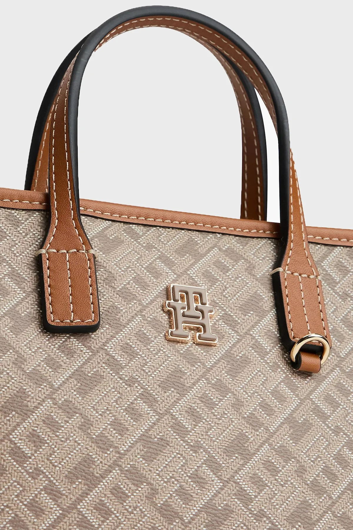 Tommy Hilfiger Kadın Çanta AW0AW18848 0I1 Koyu bej - 4