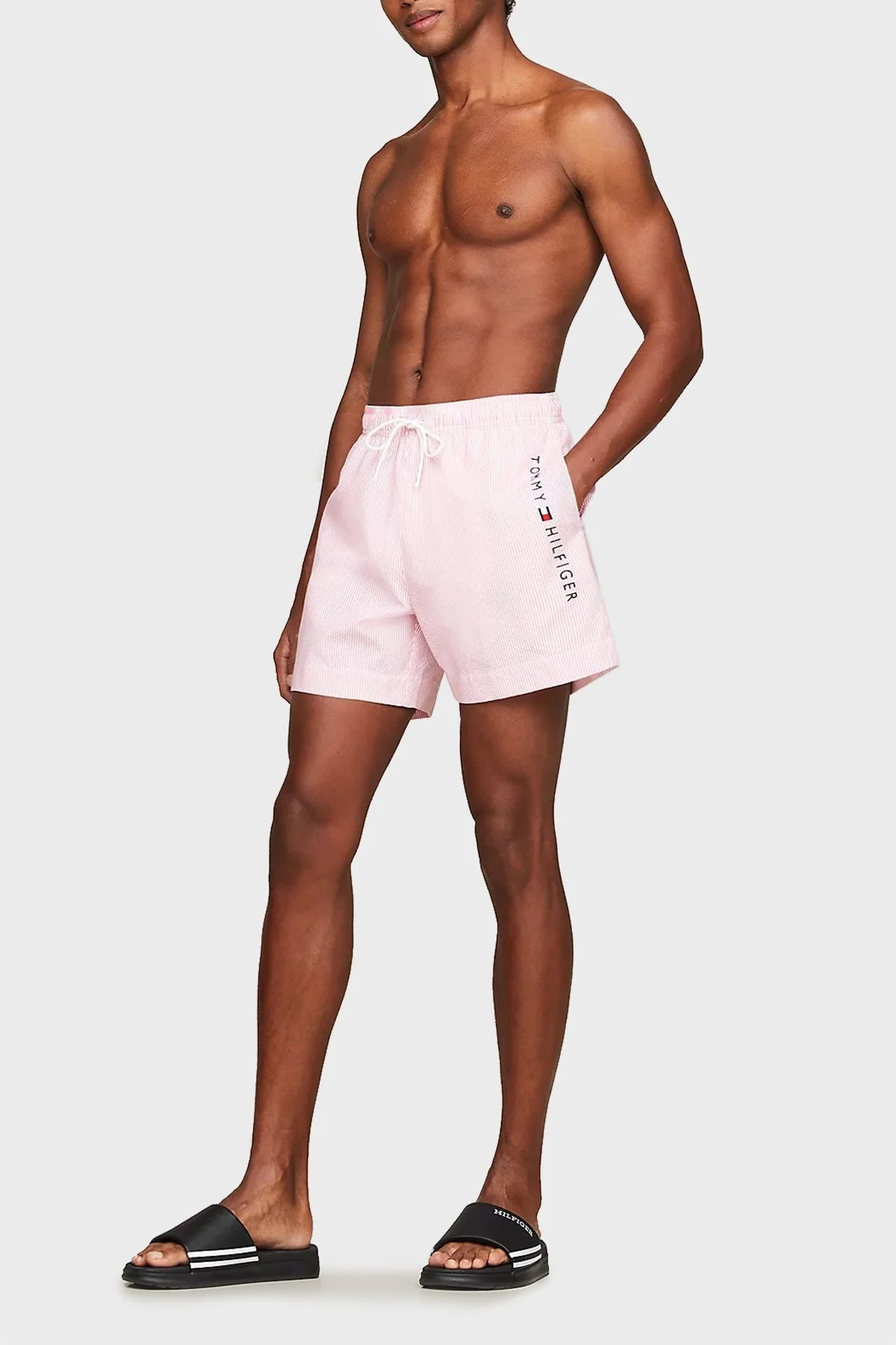 Tommy Hilfiger Kalın Tabanlı Erkek Terlik FM0FM05017 BDS SİYAH - 2