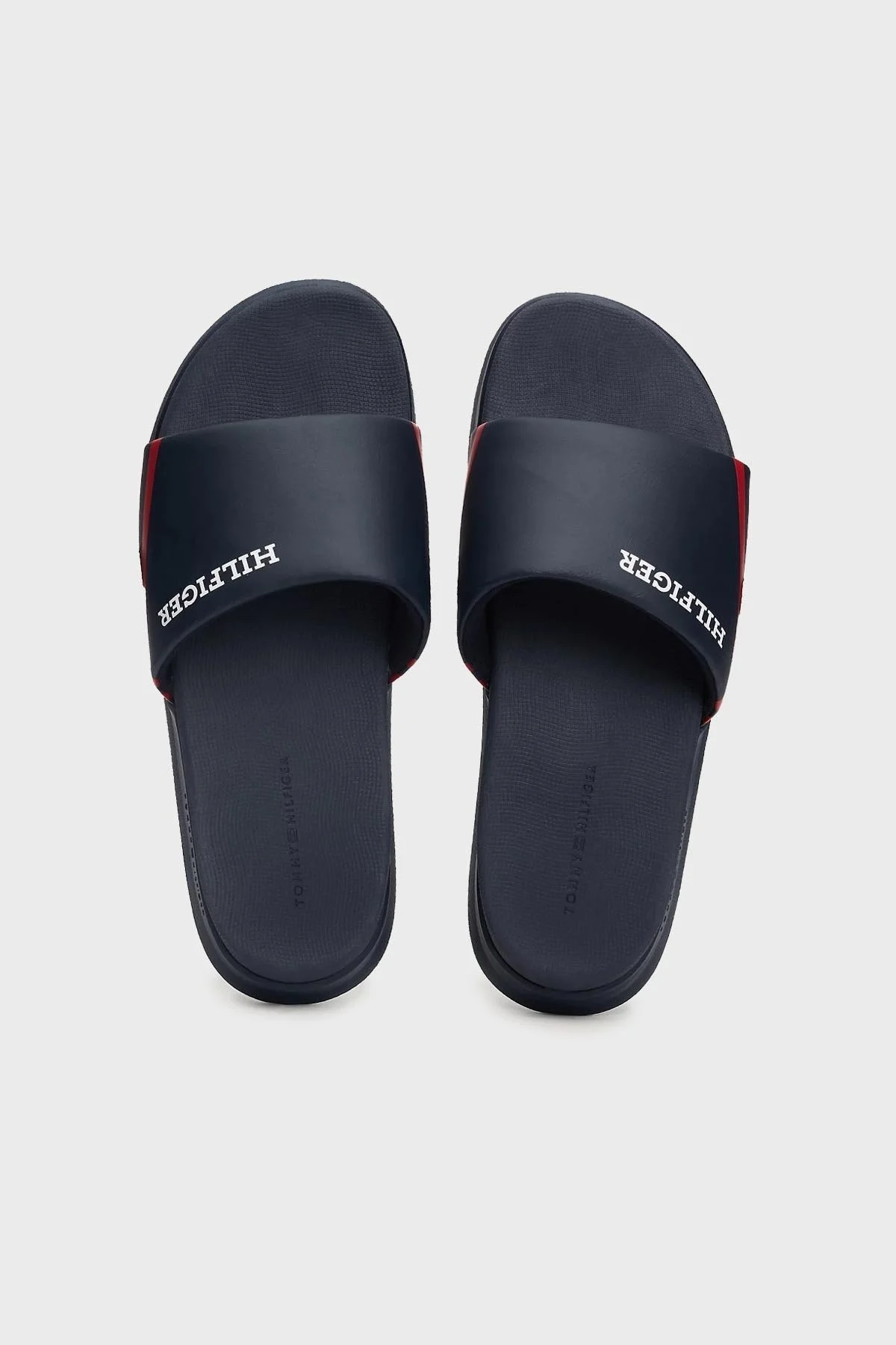Tommy Hilfiger Kalın Tabanlı Erkek Terlik FM0FM05017 DW5 LACİVERT - 3