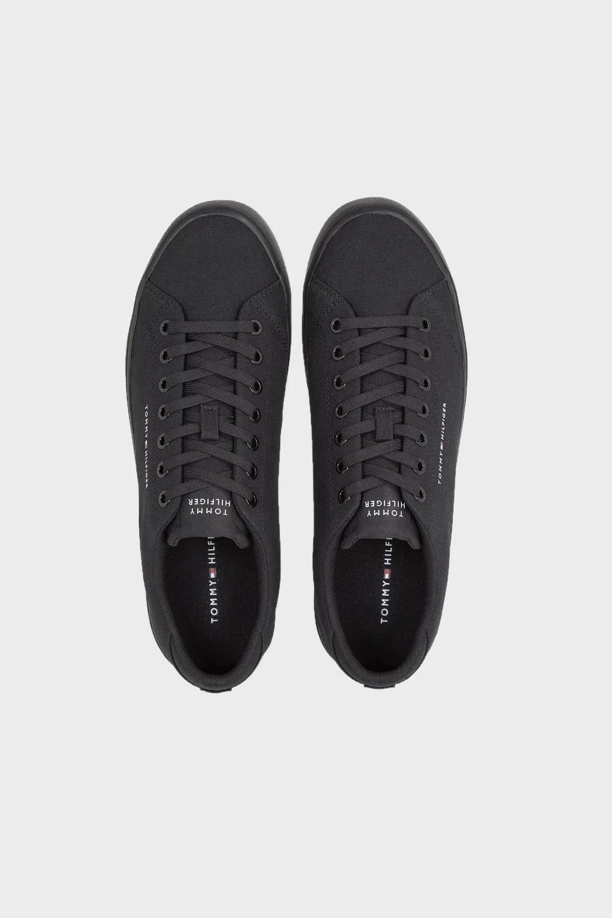 Tommy Hilfiger Kanvas Sneaker Erkek Ayakkabı FM0FM04882 BDS SİYAH - 5