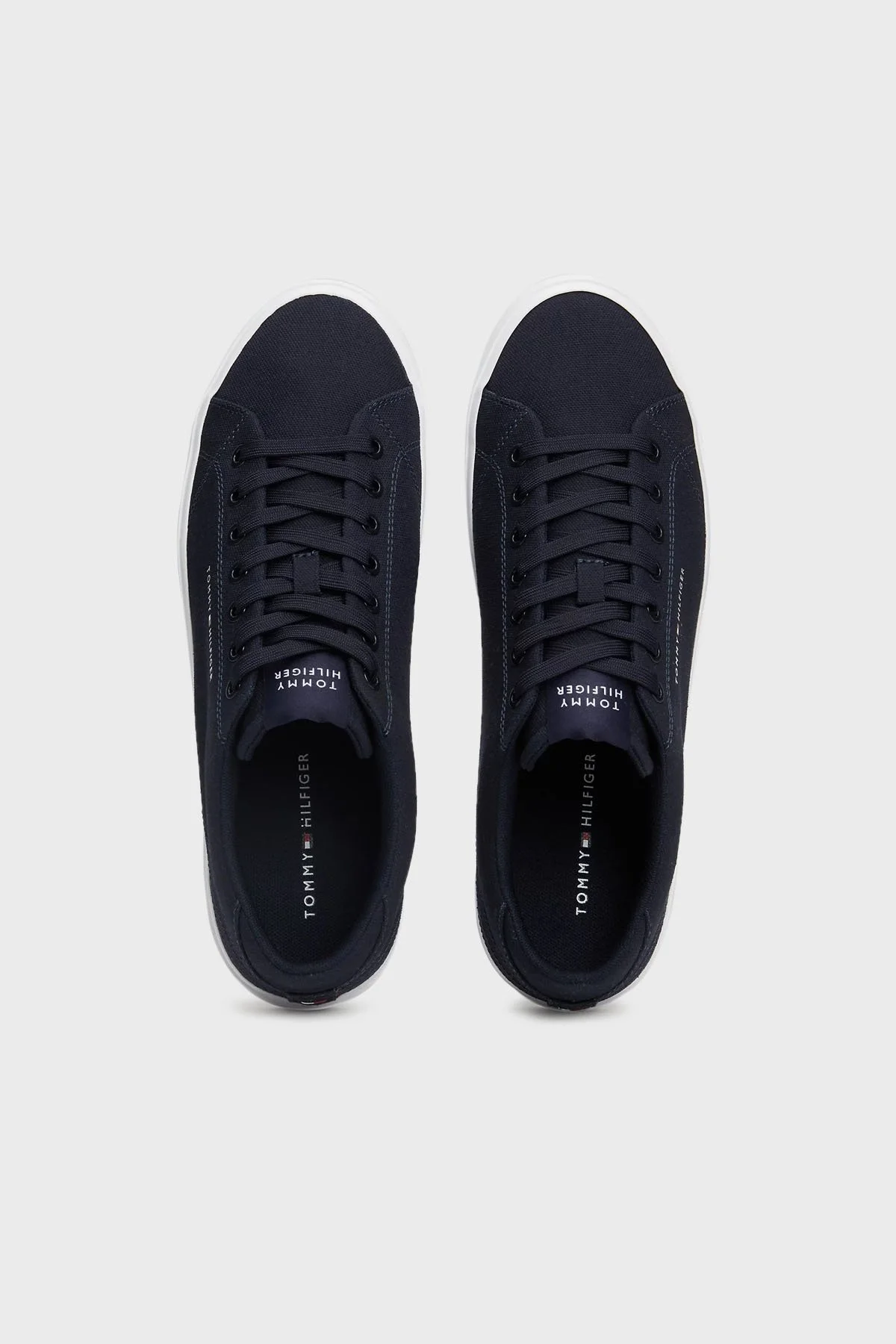 Tommy Hilfiger Kanvas Sneaker Erkek Ayakkabı FM0FM04882 DW5 LACİVERT - 3