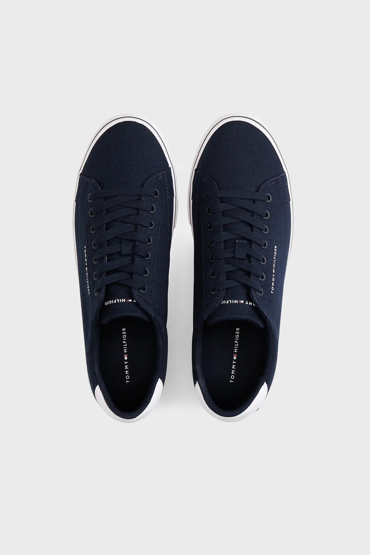 Tommy Hilfiger Kanvas Sneaker Erkek Ayakkabı FM0FM05688 DW5 LACİVERT - 3