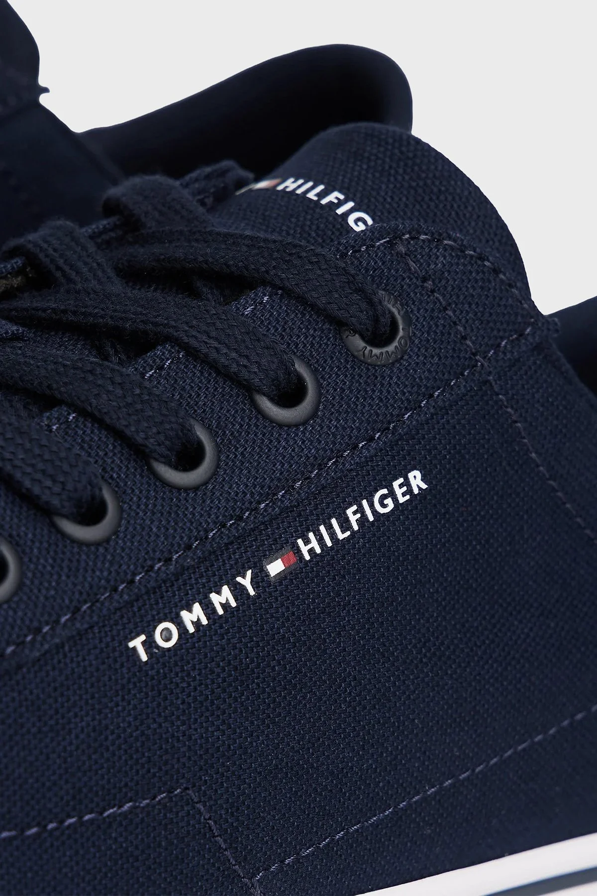 Tommy Hilfiger Kanvas Sneaker Erkek Ayakkabı FM0FM05688 DW5 LACİVERT - 4