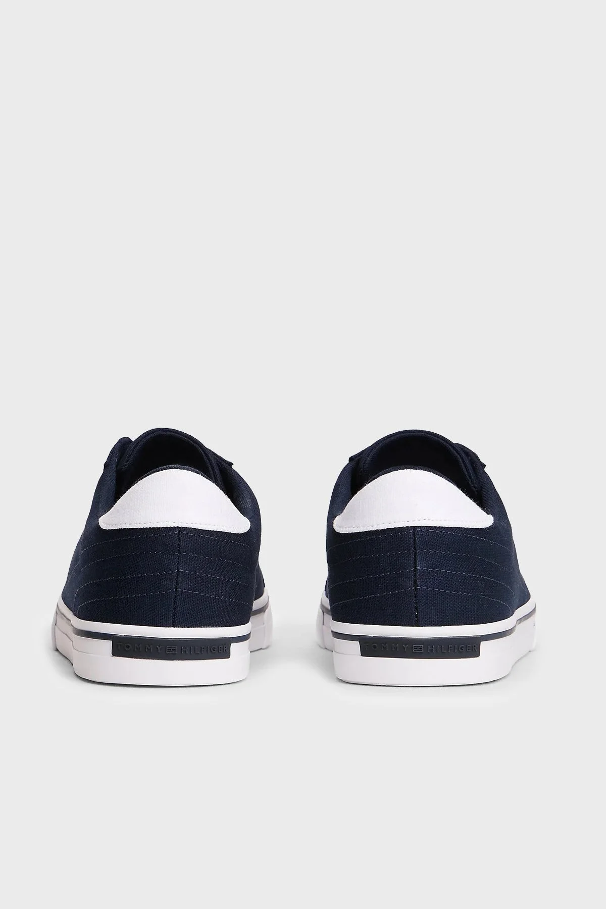 Tommy Hilfiger Kanvas Sneaker Erkek Ayakkabı FM0FM05688 DW5 LACİVERT - 5