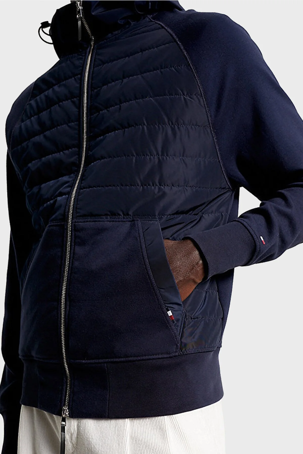 Tommy Hilfiger Kapitone Detaylı Pamuk Karışımlı Regular Fit Erkek Ceket MW0MW32669 DW5 LACİVERT - 3