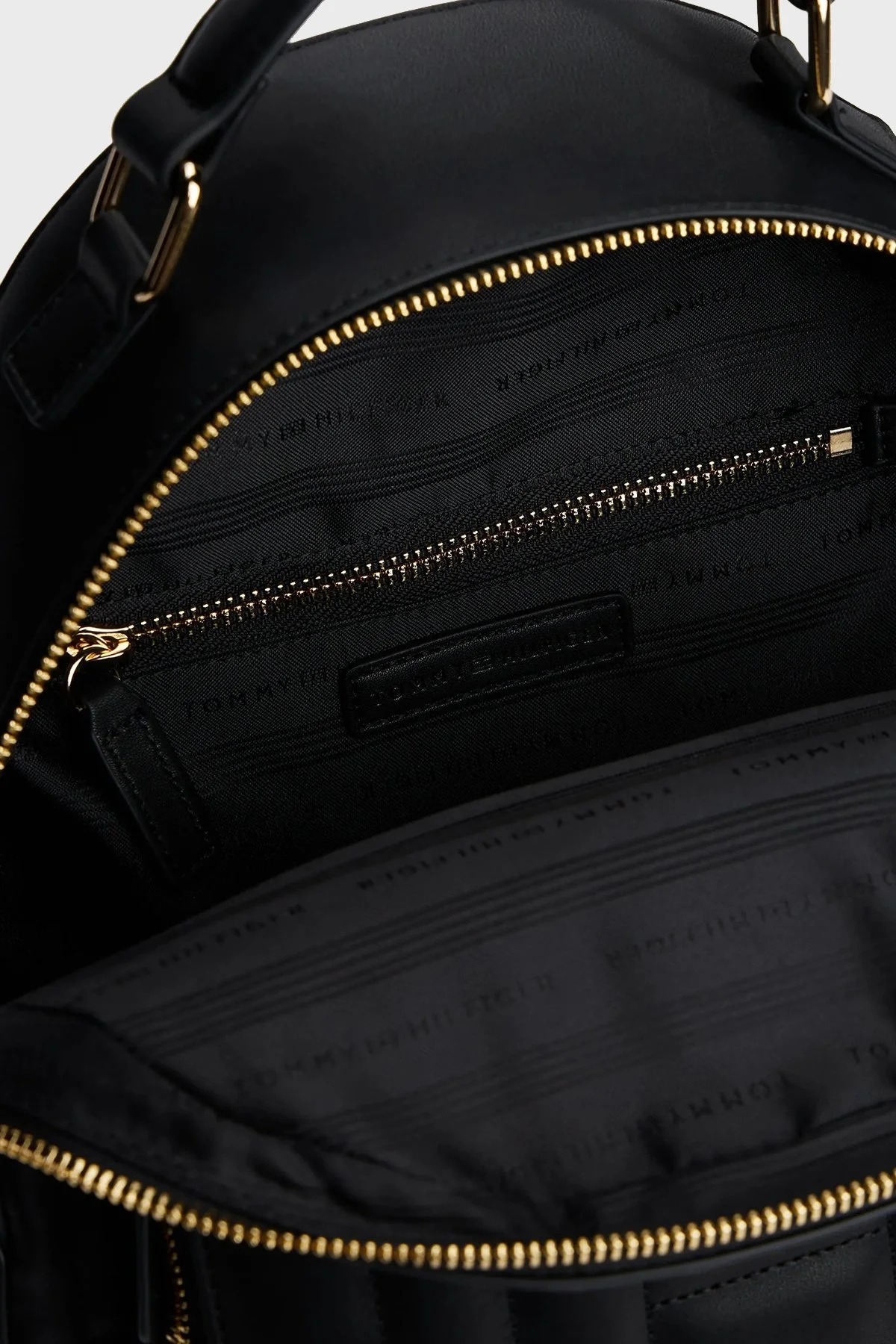Tommy Hilfiger Kapitoneli Ayarlanabilir Çift Askılı Bayan Sırt Çantası AW0AW17472 BDS SİYAH - 4
