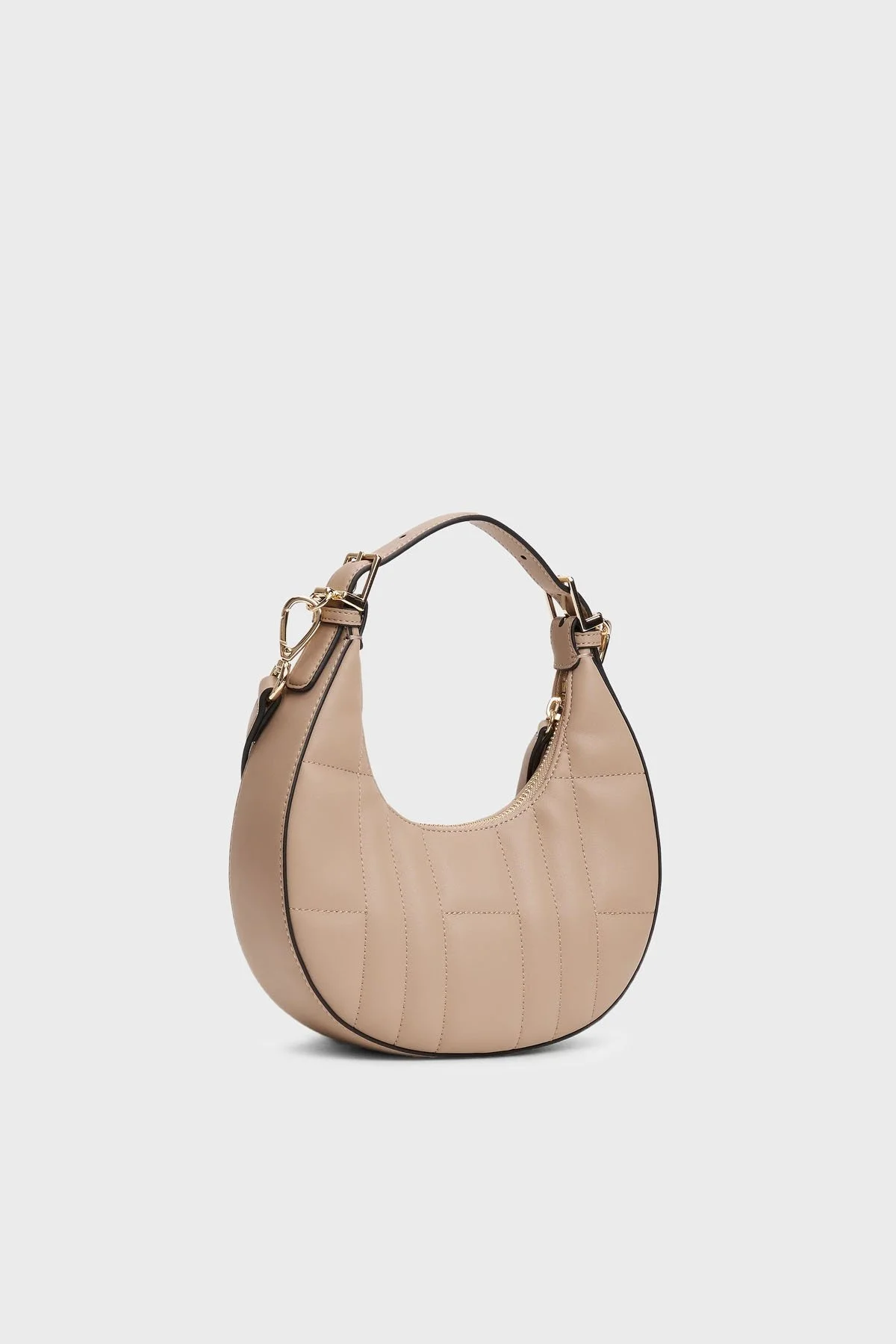 Tommy Hilfiger Kapitoneli Çıkarılabilir Askılı Bayan Çanta AW0AW17635 AFE BEJ - 3