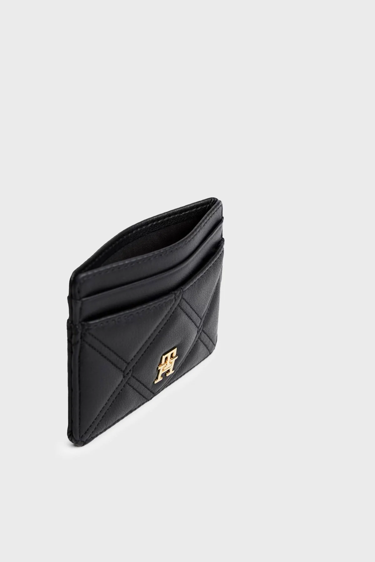 Tommy Hilfiger Kapitoneli Kadın Kartlık AW0AW18700 BDS Siyah - 3
