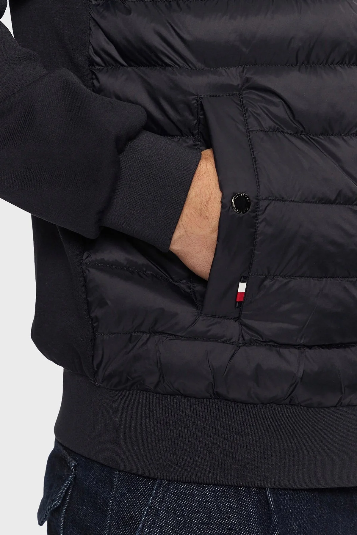 Tommy Hilfiger Kapitoneli Pamuklu Regular Fit Dik Yaka Erkek Ceket MW0MW37461 DW5 LACİVERT - 10