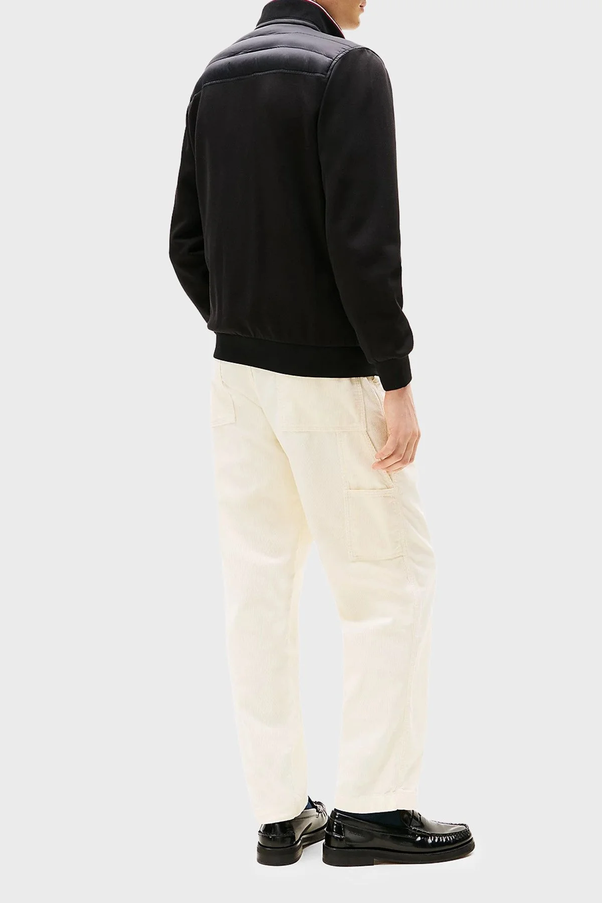 Tommy Hilfiger Kapitoneli Pamuklu Regular Fit Dik Yaka Erkek Ceket MW0MW41329 BDS SİYAH - 4