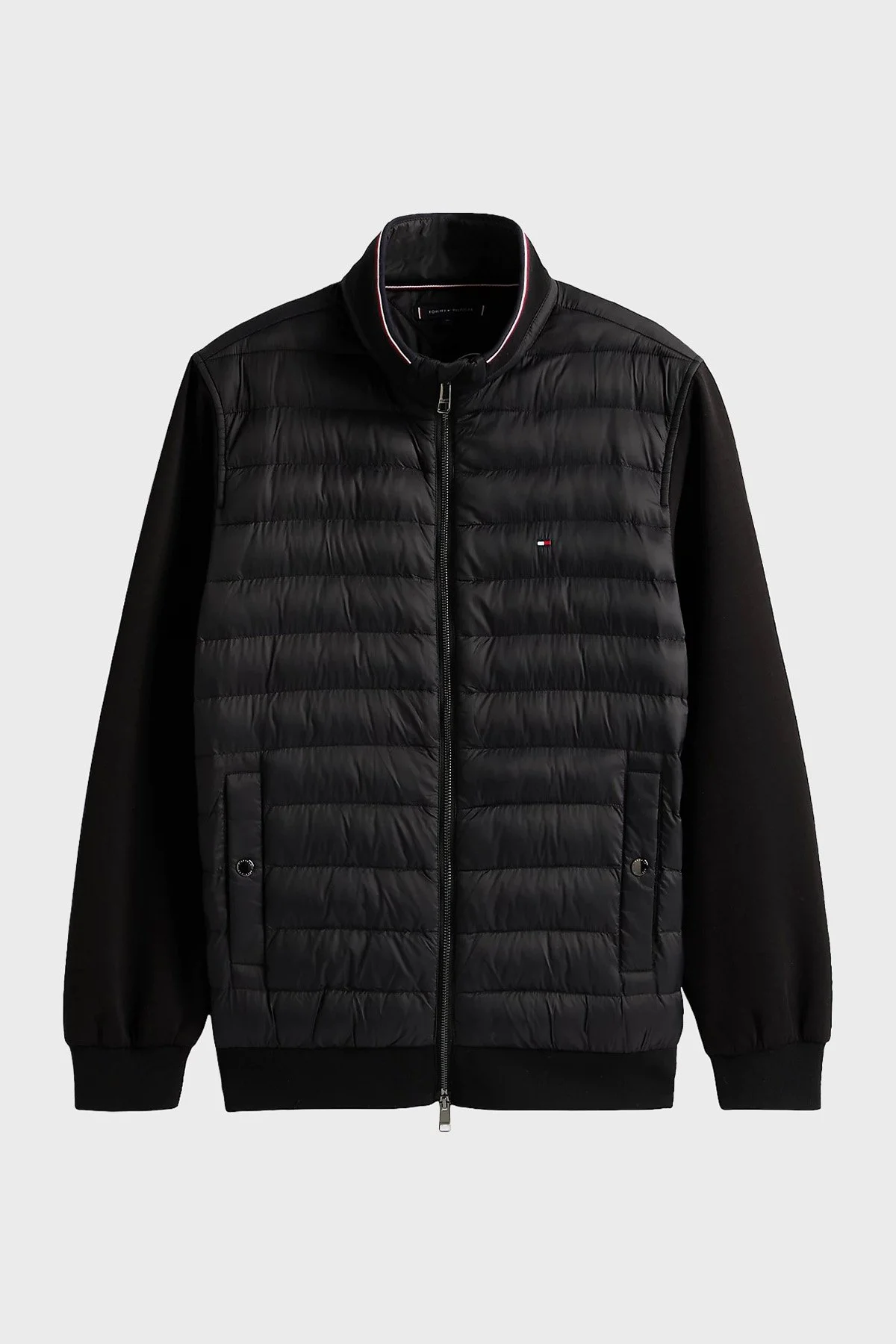 Tommy Hilfiger Kapitoneli Pamuklu Regular Fit Dik Yaka Erkek Ceket MW0MW41329 BDS SİYAH - 5