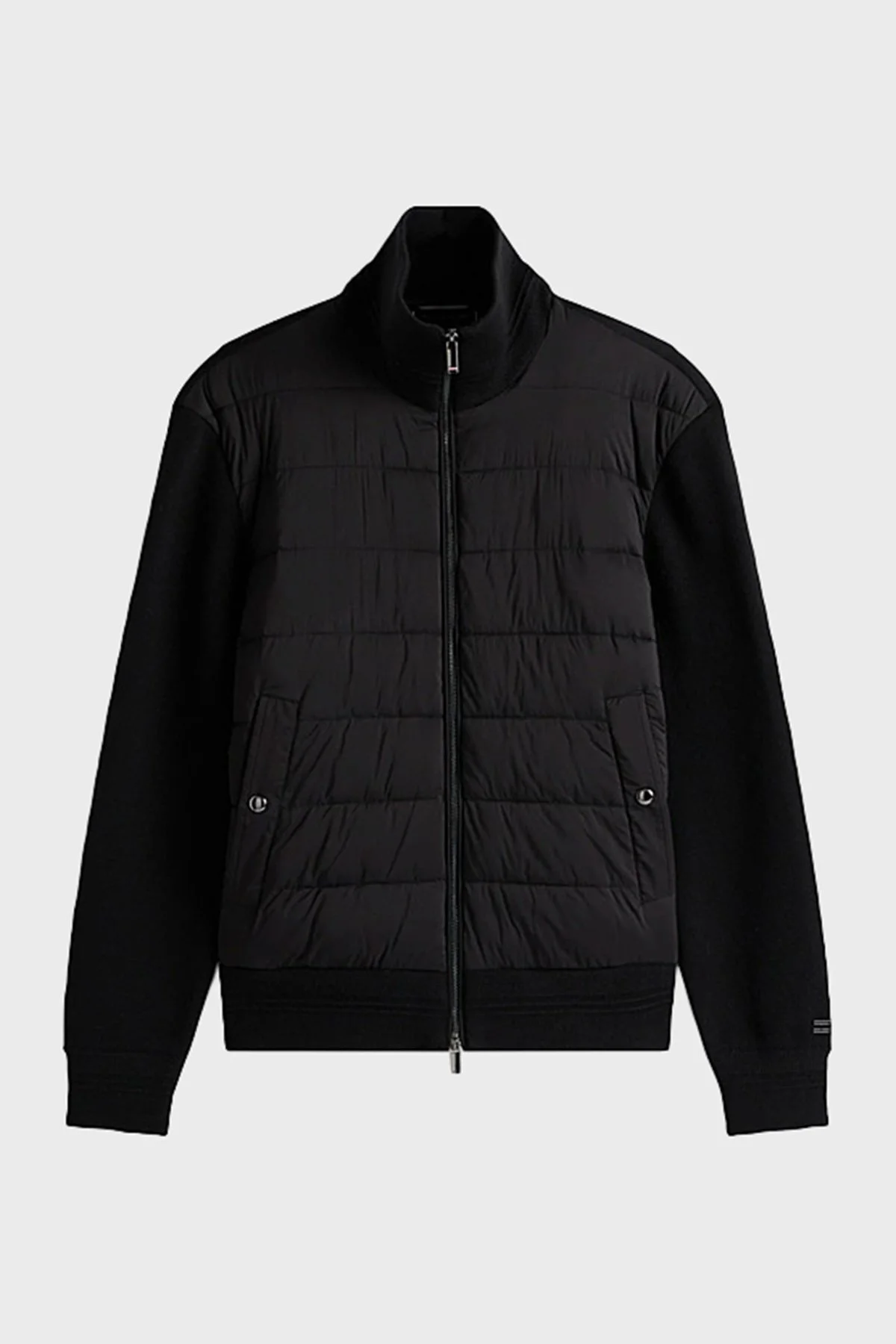 Tommy Hilfiger Kapitoneli Regular Fit Dik Yaka Erkek Ceket MW0MW40774 BDS SİYAH - 5