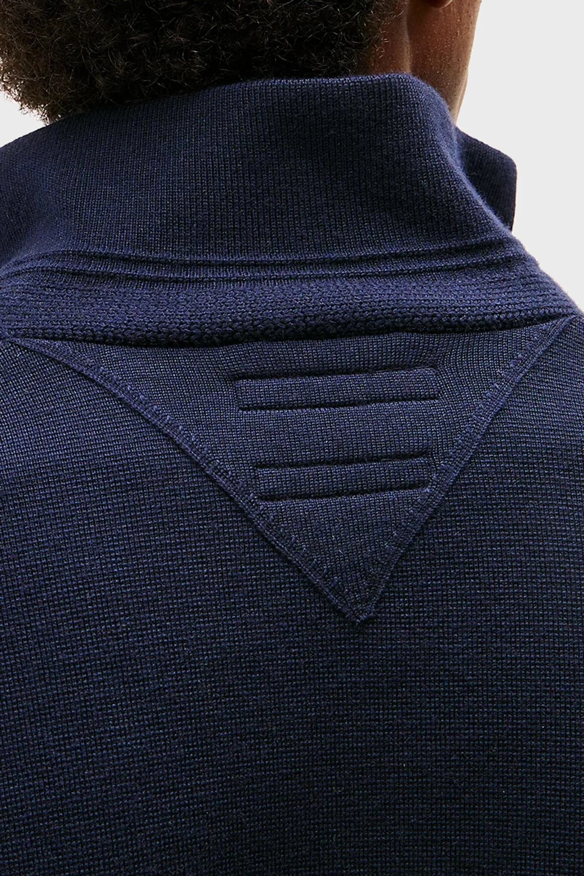 Tommy Hilfiger Kapitoneli Regular Fit Dik Yaka Erkek Ceket MW0MW40774 DW5 LACİVERT - 5