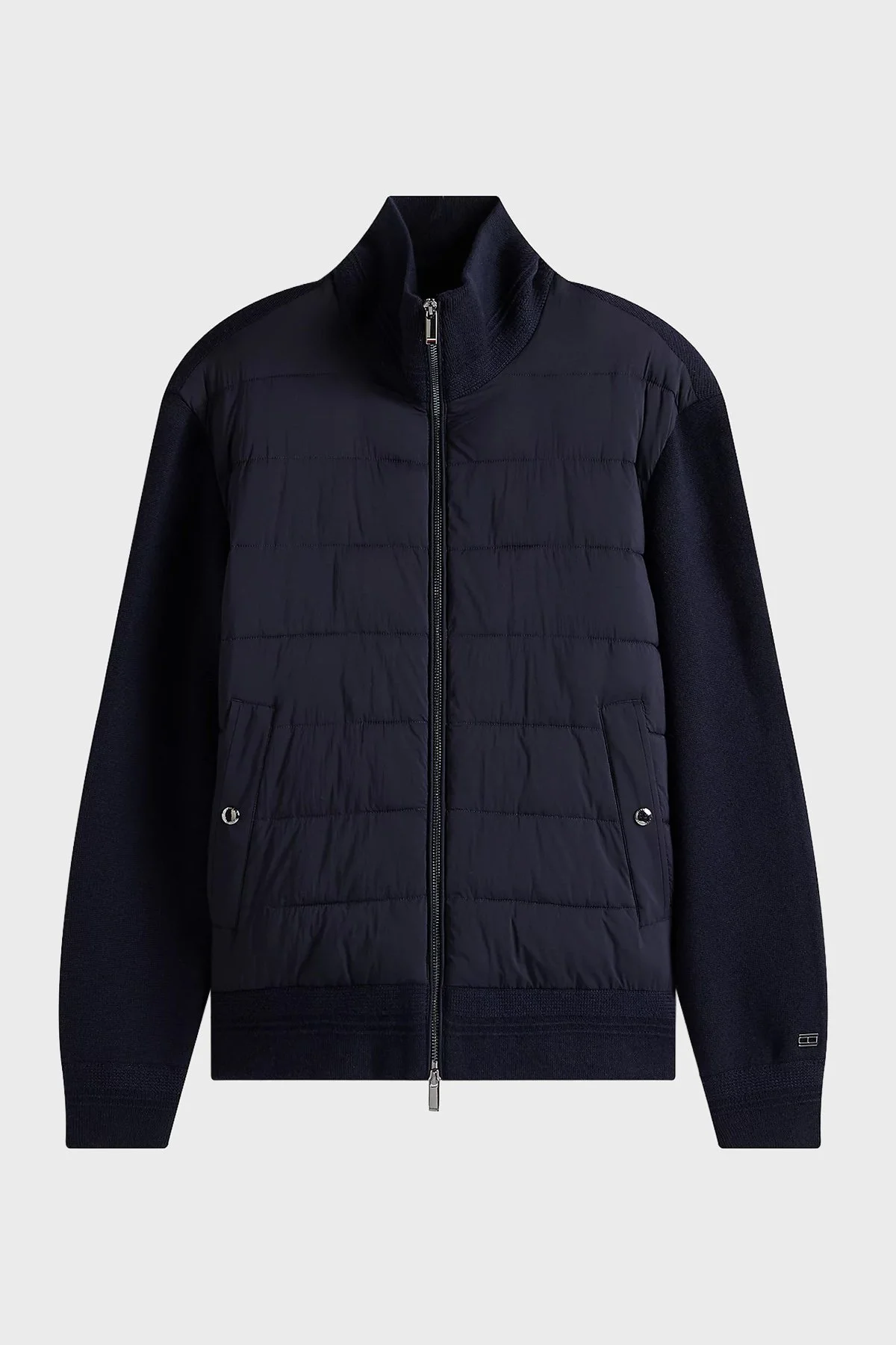 Tommy Hilfiger Kapitoneli Regular Fit Dik Yaka Erkek Ceket MW0MW40774 DW5 LACİVERT - 6