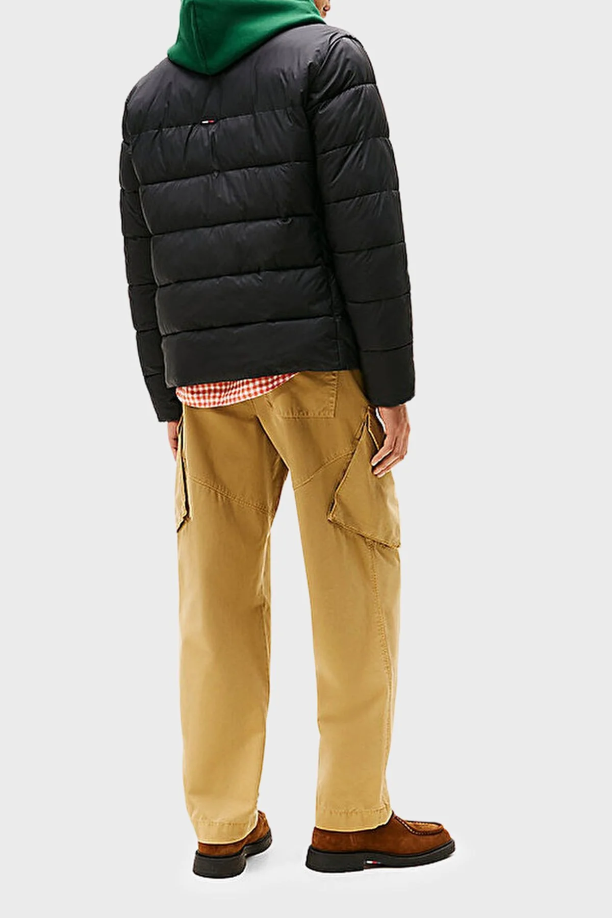 Tommy Hilfiger Kapitoneli Regular Fit Dik Yaka Erkek Mont MW0MW41982 BDS SİYAH - 3