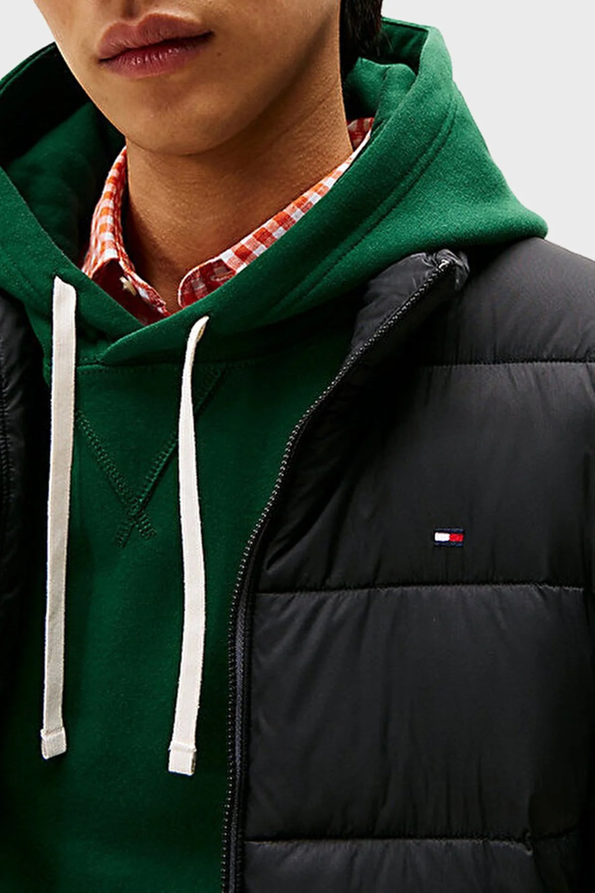 Tommy Hilfiger Kapitoneli Regular Fit Dik Yaka Erkek Mont MW0MW41982 BDS SİYAH - 4