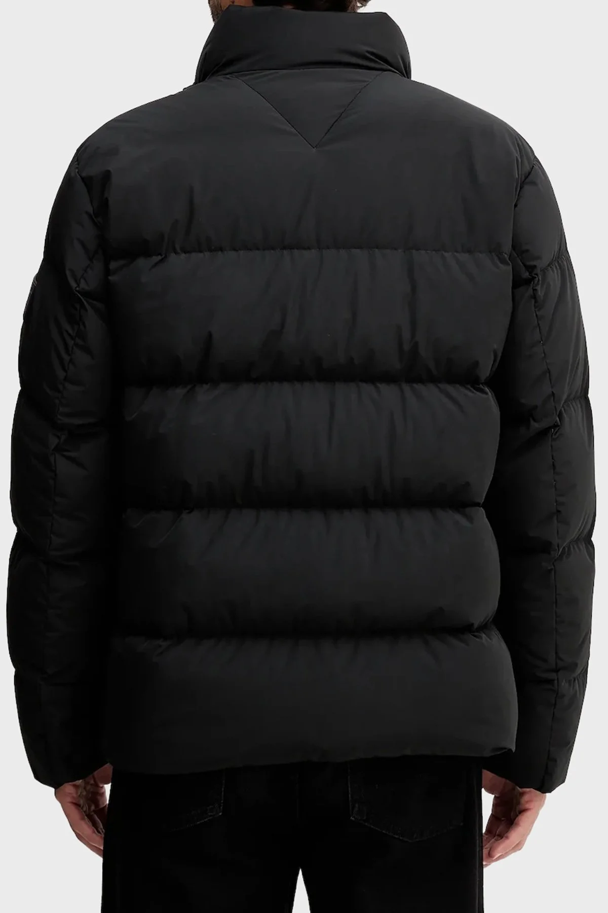 Tommy Hilfiger Kapitoneli Regular Fit Dik Yaka Şişme Erkek Mont MW0MW40615 BDS SİYAH - 3